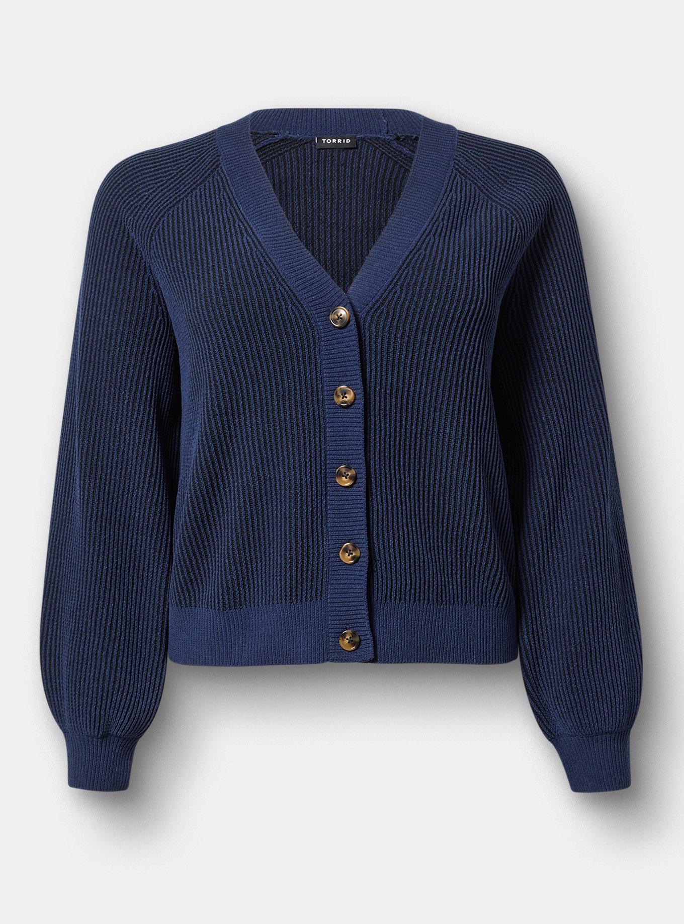 Plus Size - Cardigan V-Neck Chenille Sweater - Torrid