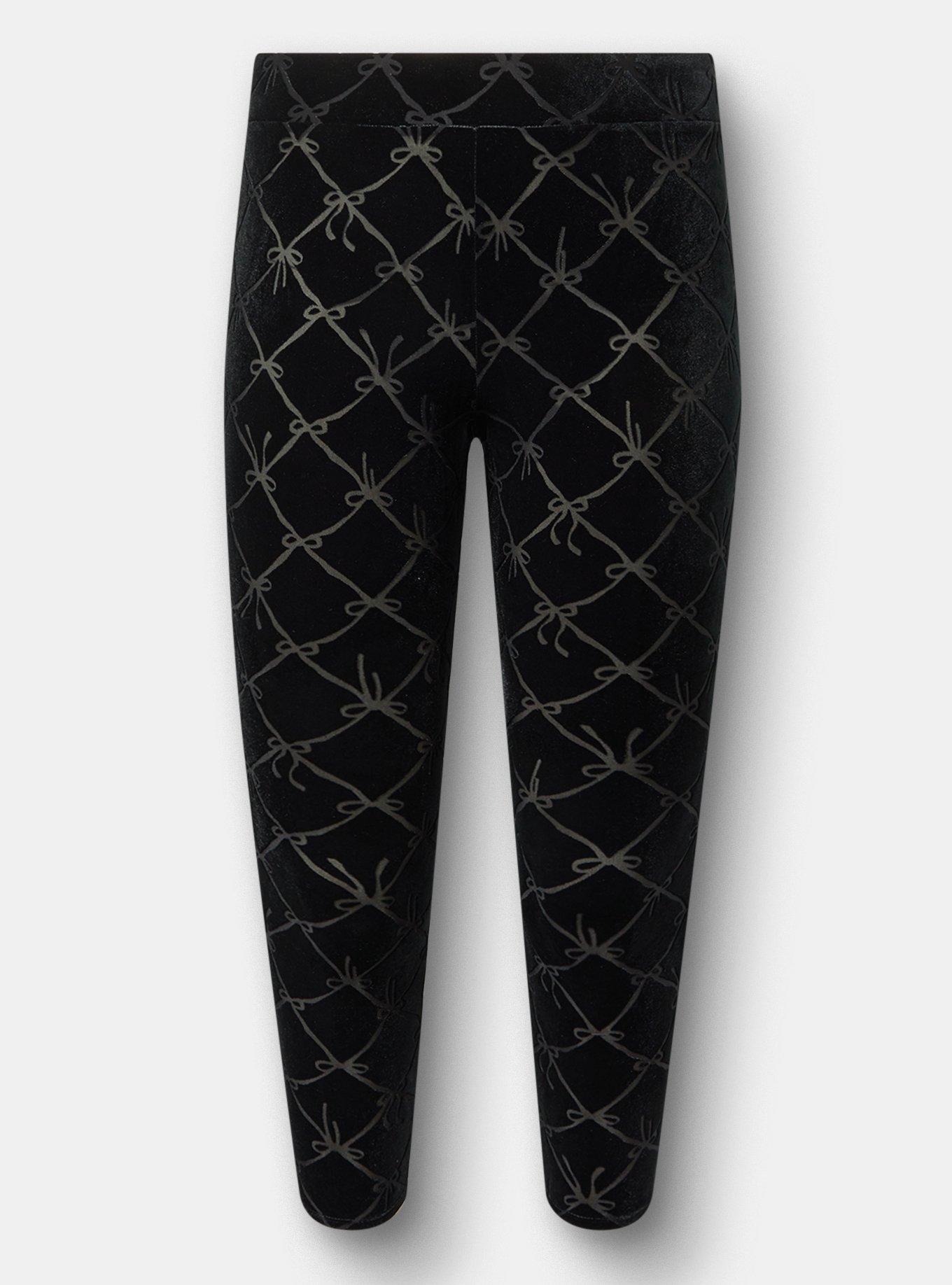 Full-Length Burnout Velvet Legging