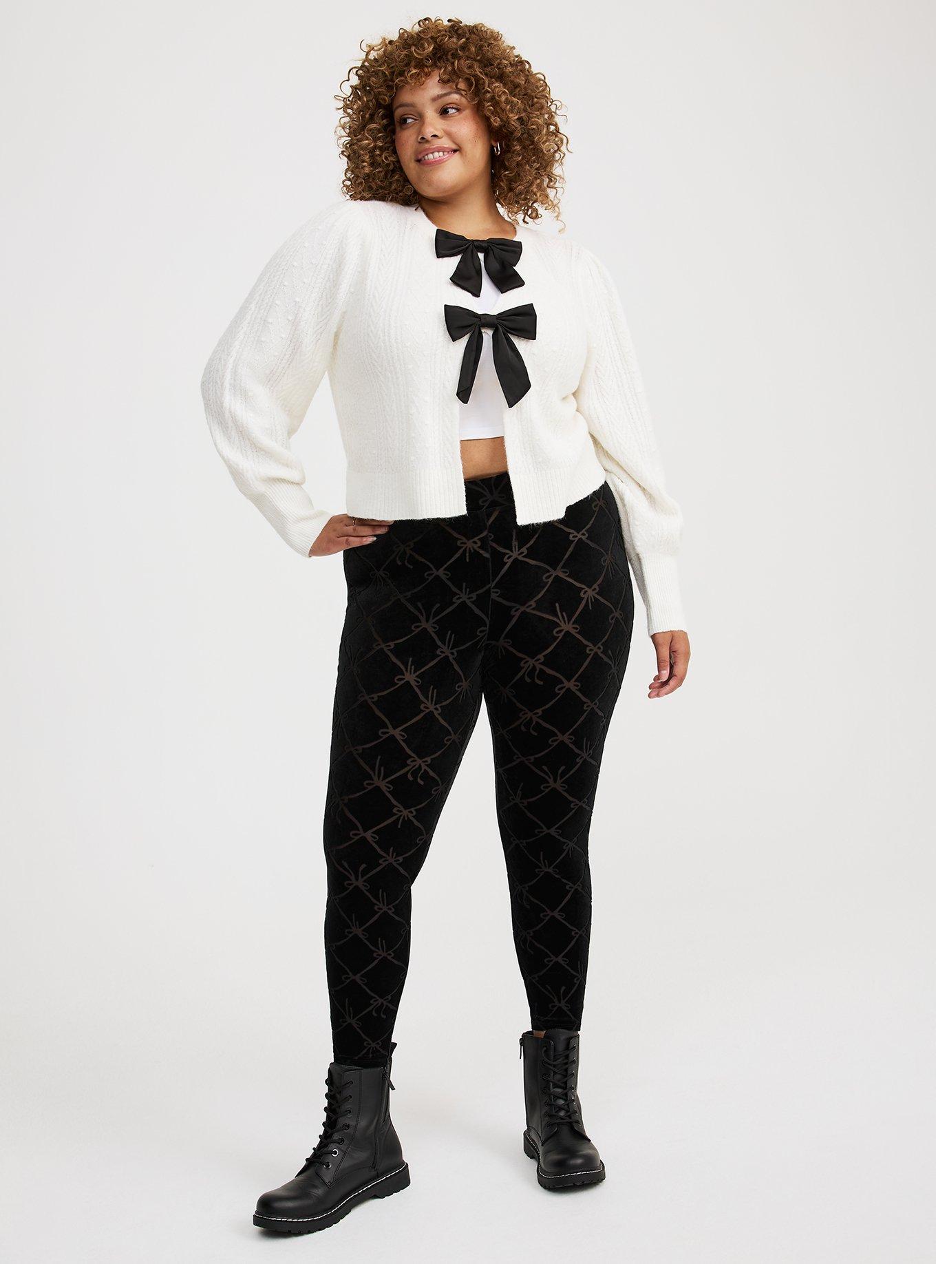 Nightfall Bow Fishnet Tights