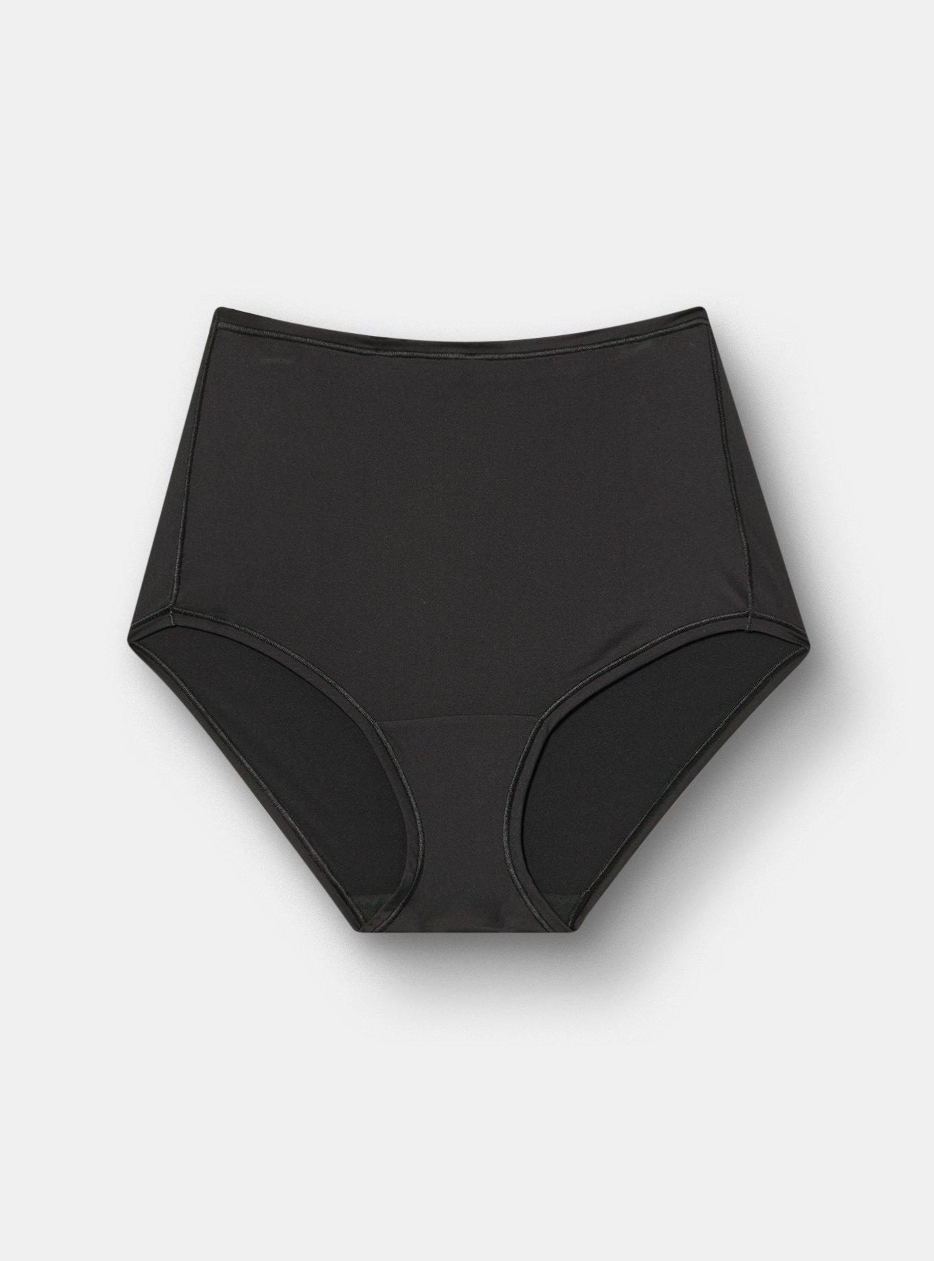 Butter Mid-Rise Brief Panty, RICH BLACK, hi-res