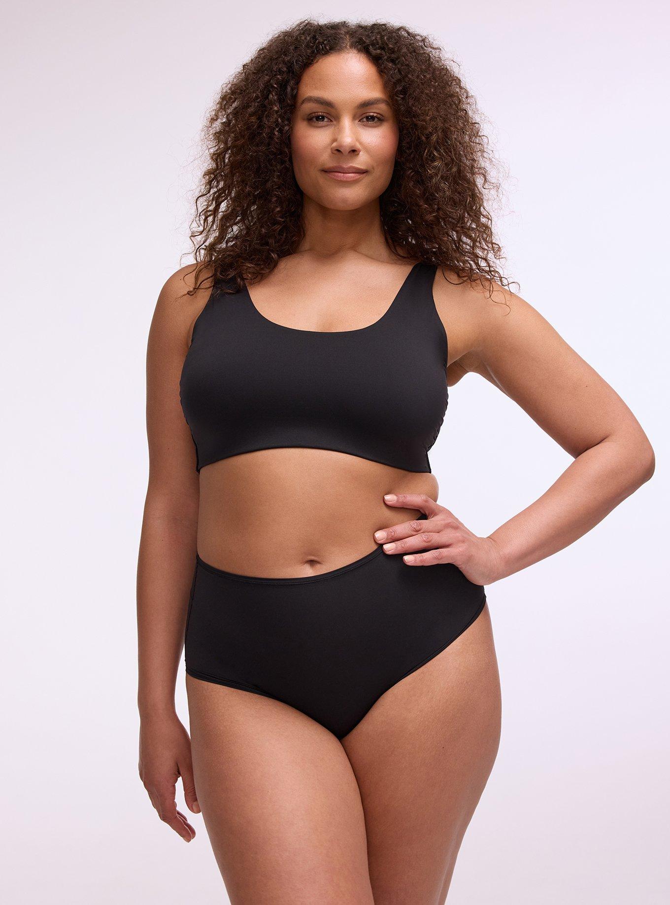 Butter Mid-Rise Brief Panty, RICH BLACK, hi-res