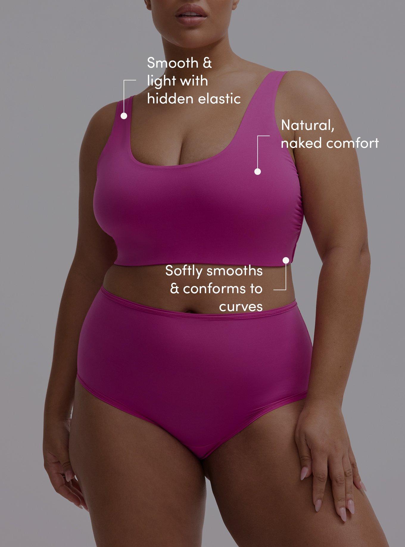 Butter Mid-Rise Brief Panty, DAZZLE ROSE, alternate