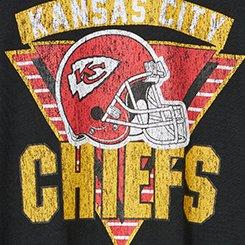 Plus Size NFL Kansas City Chiefs Cotton Jersey Tee, CHIEFS BLACK, swatch
