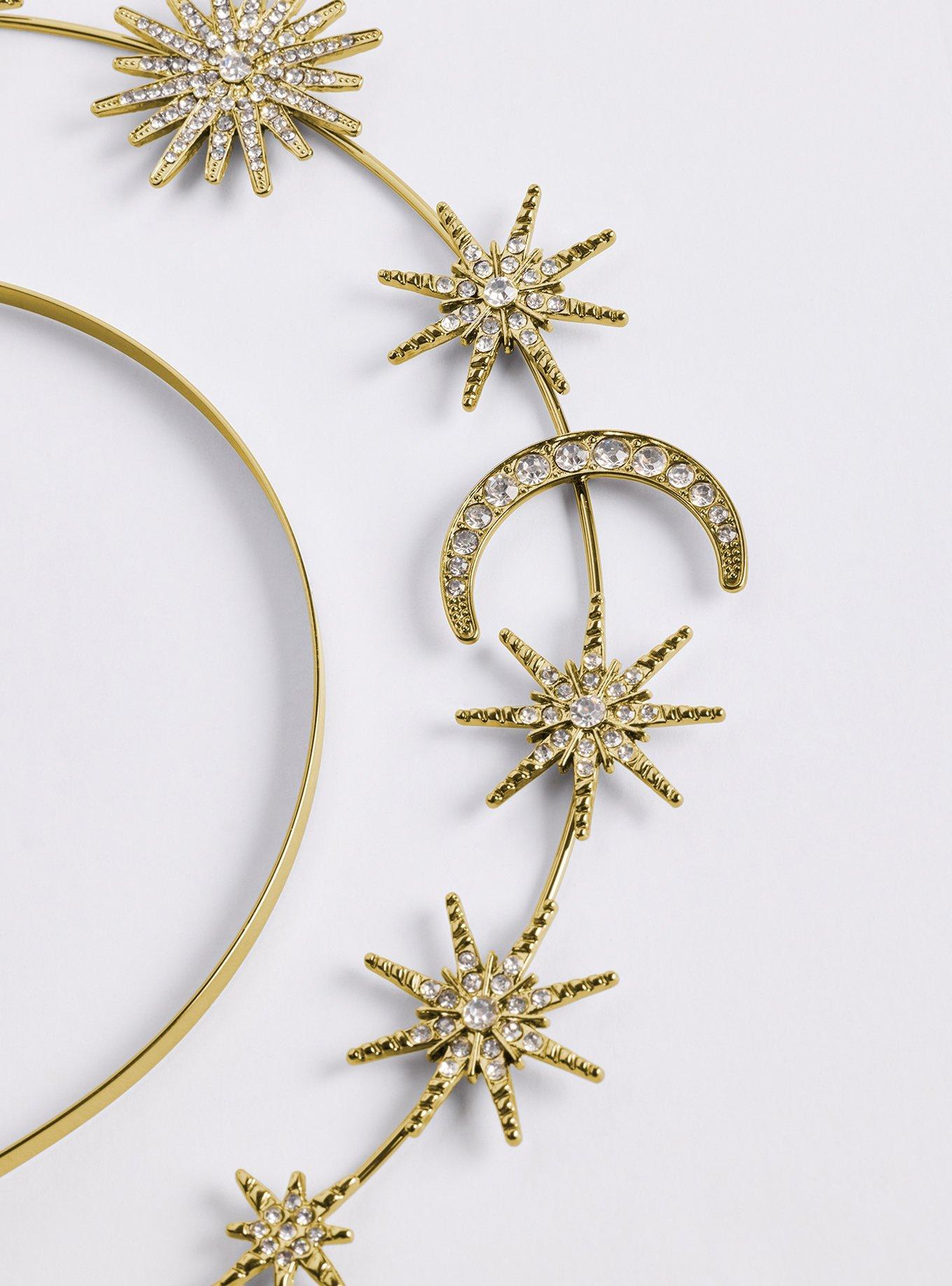 Celestial Goddess Headband, GOLD, alternate