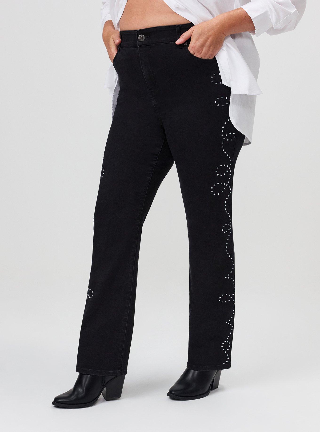Bombshell Straight High-Rise Jean, WASHED BLACK, alternate