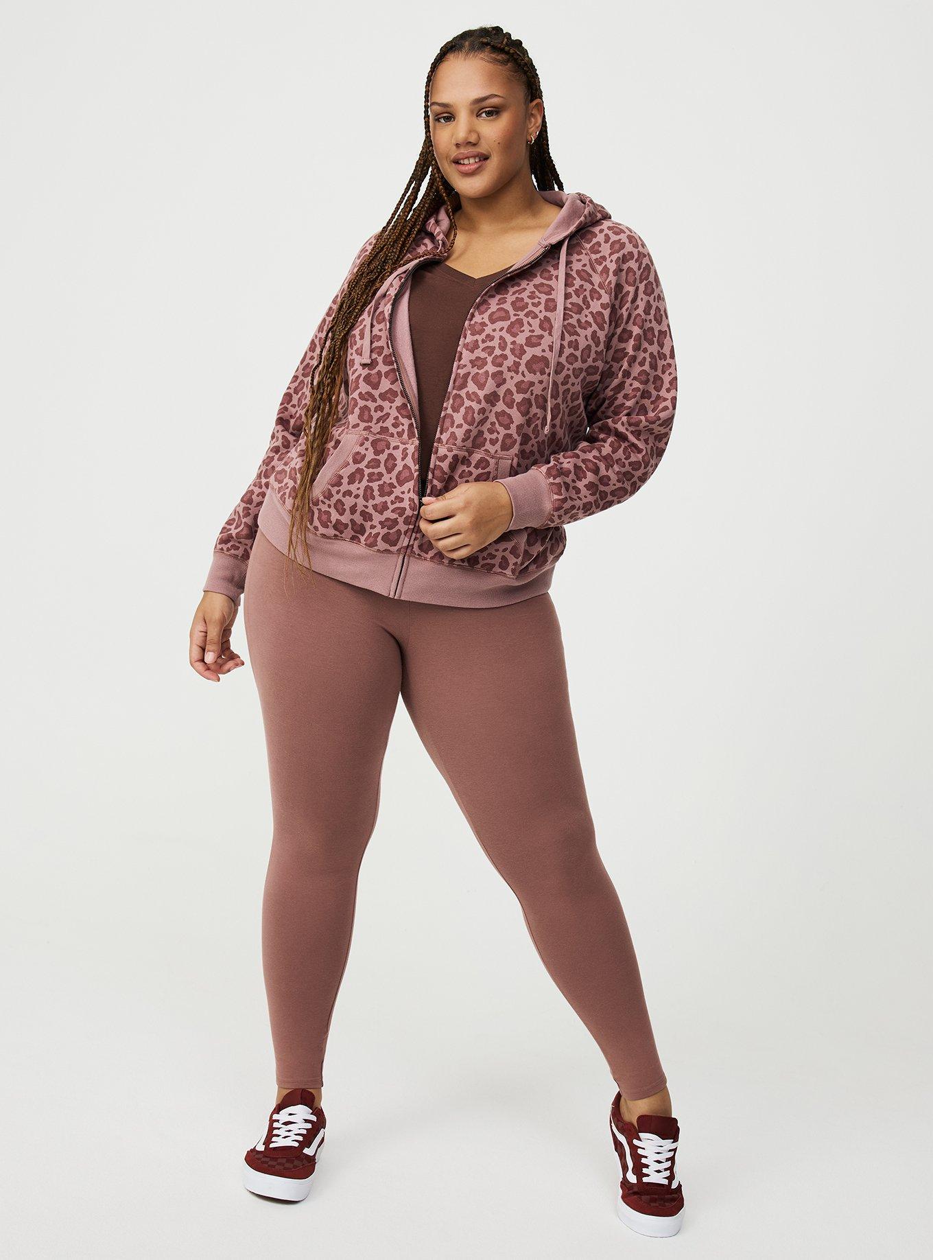 Cozy Fleece Zip-Up Raglan Hoodie