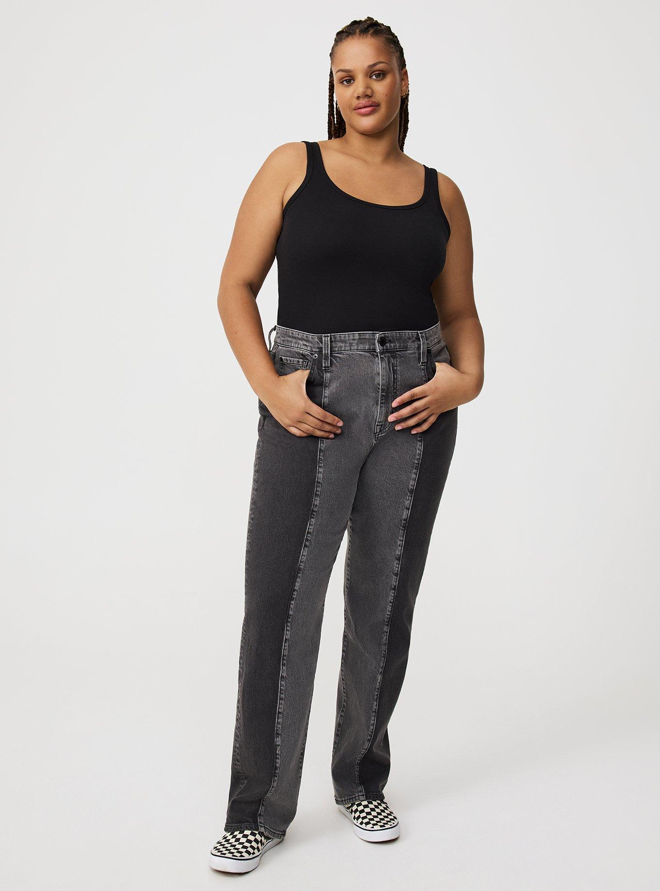 High-Rise Straight Jean