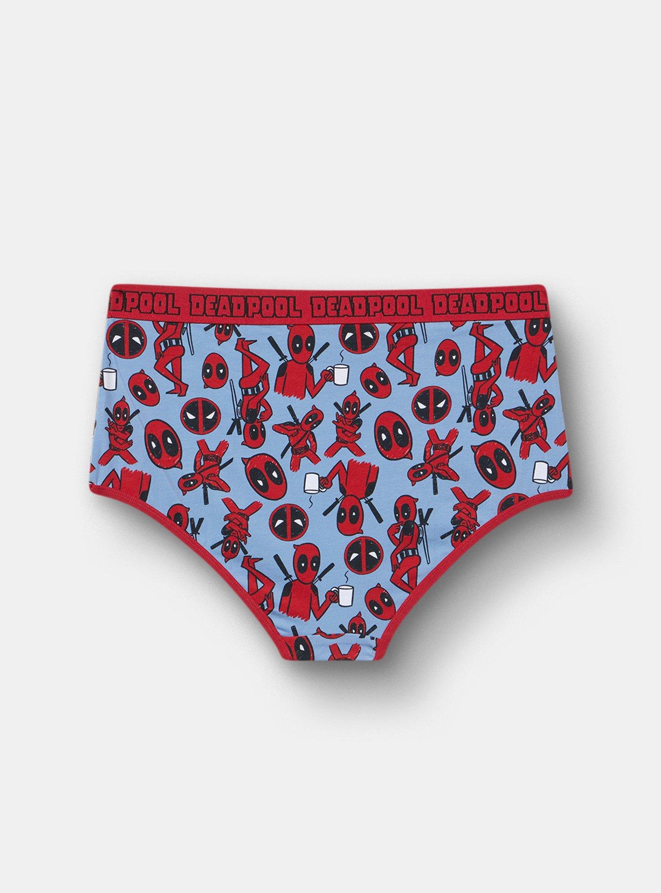 Deadpool Mid-Rise Cotton Brief Panty, MULTI, alternate