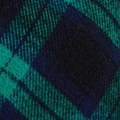 Plus Size Brushed Twill Cotton Shacket, ALL IN PLAID MULTI, swatch