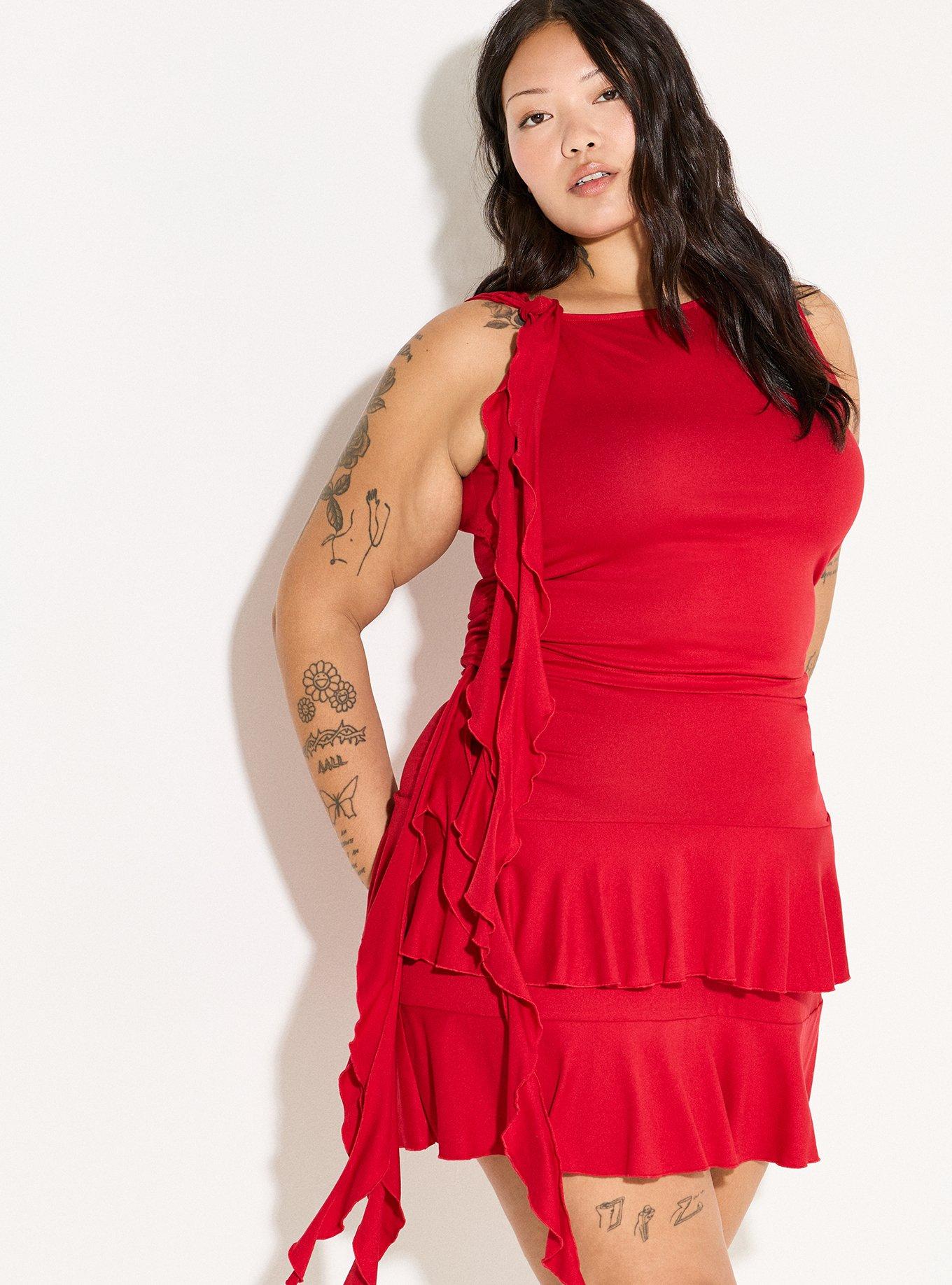 LoveSick Ruffle-Shoulder Top