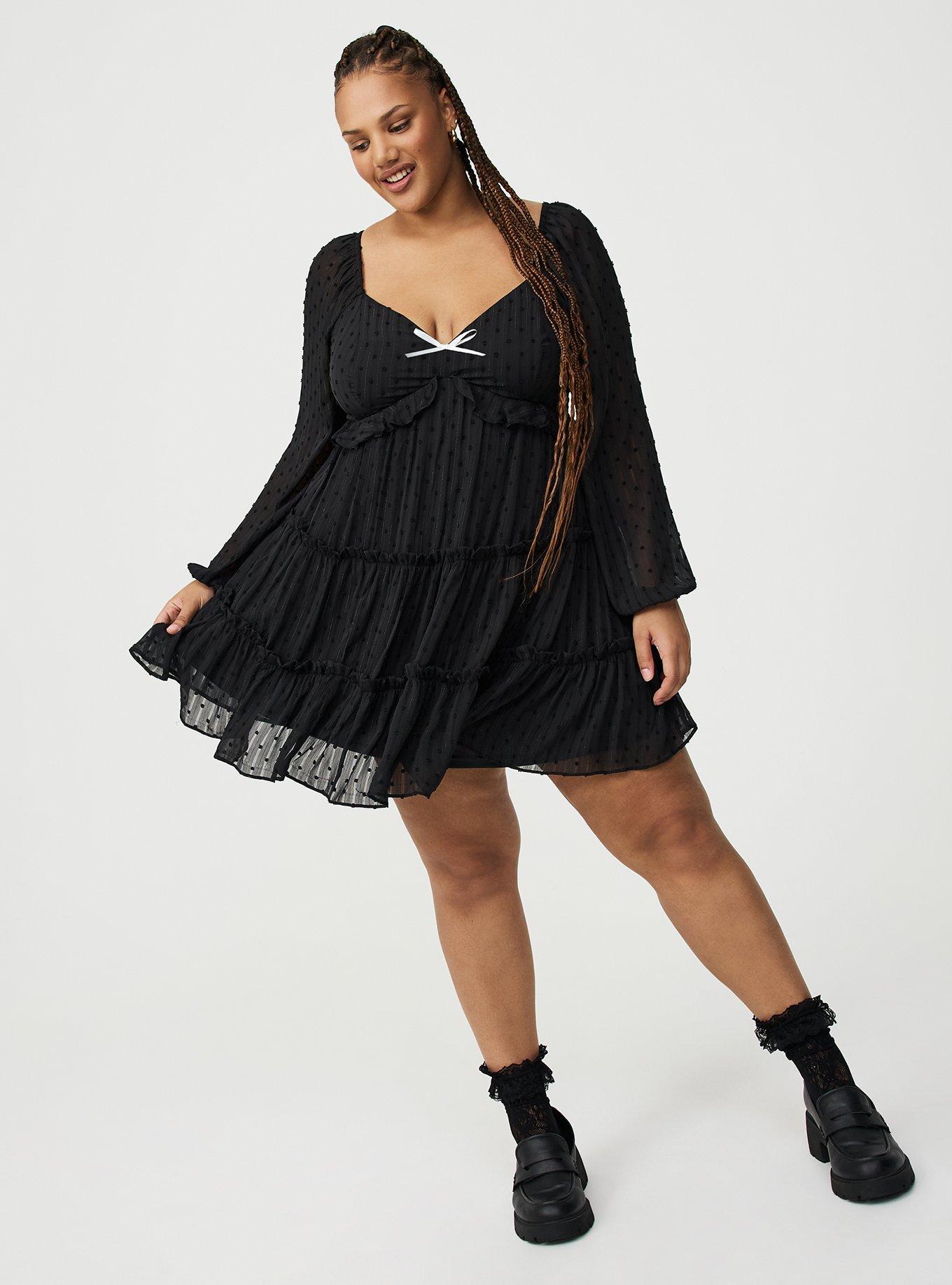 Tiered Babydoll Mini Dress