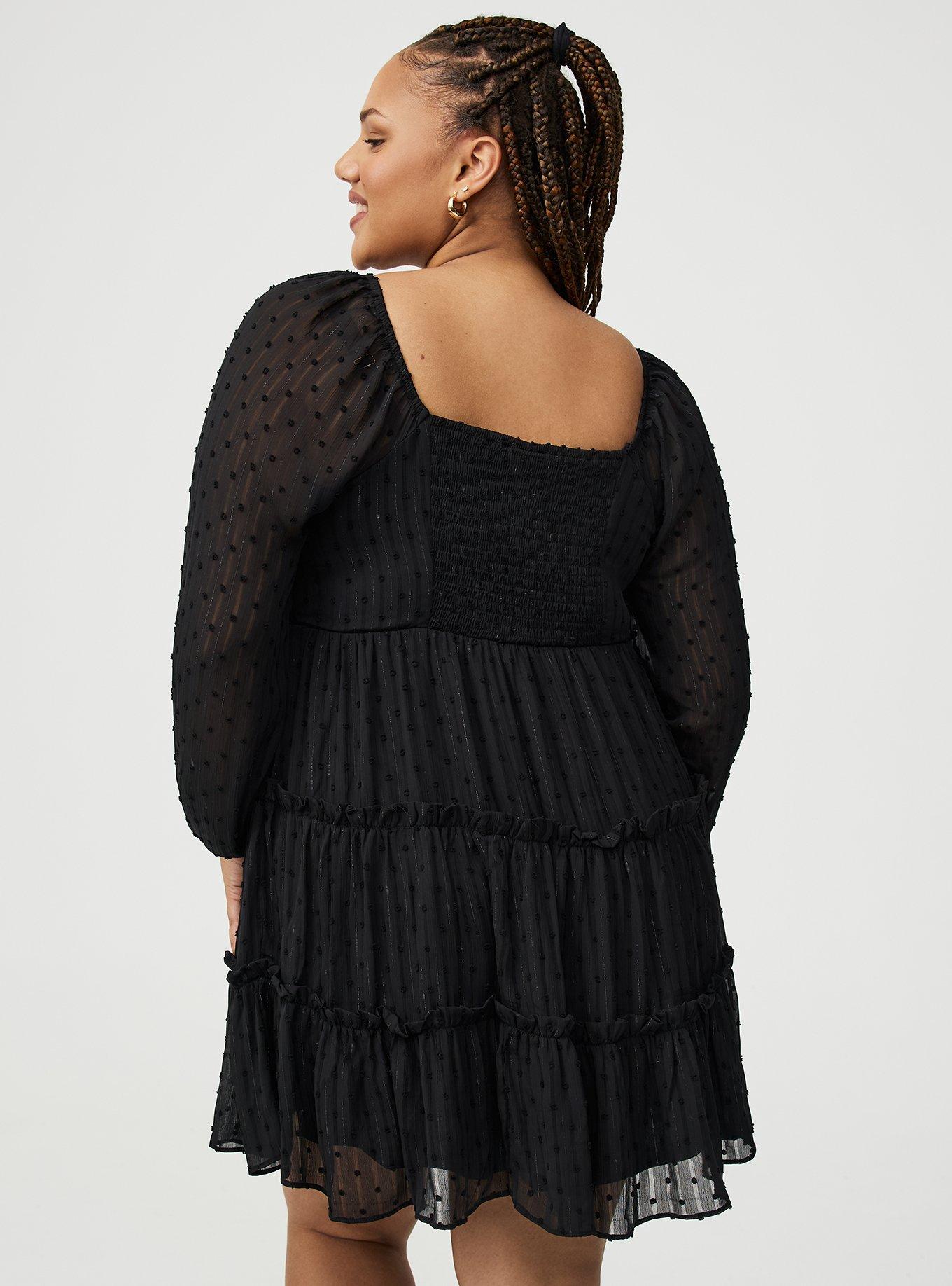 Tiered Babydoll Mini Dress