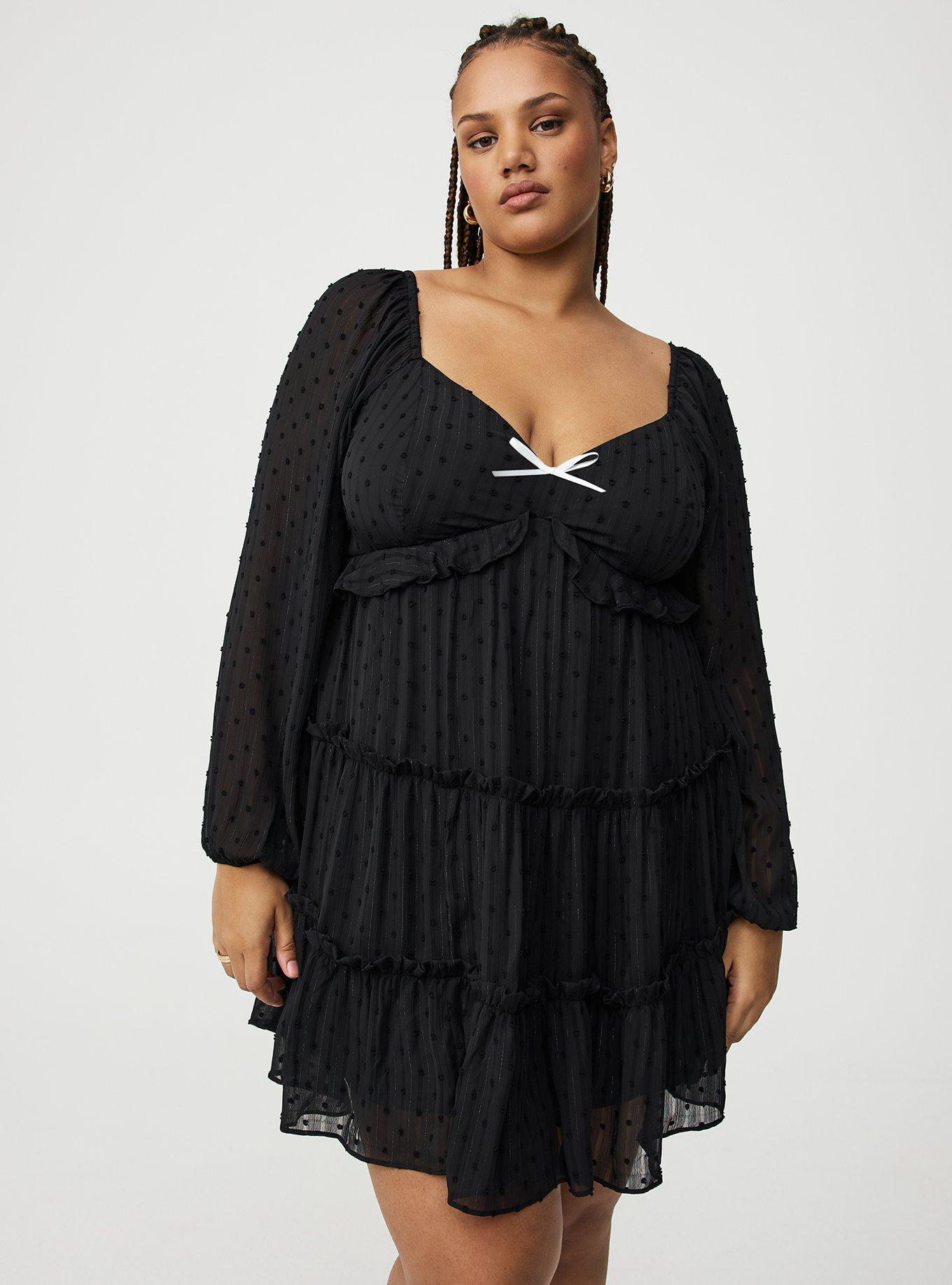 black babydoll dress Style Code Babydoll Dress in Black