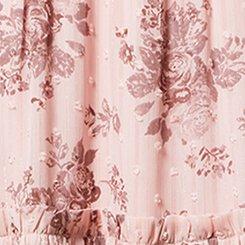 Tiered Babydoll Mini Dress, ROSES DE PASQUEL FLORAL ROSETTE, swatch