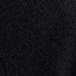 Retro Chic Tie-Front Shrug, DEEP BLACK, swatch