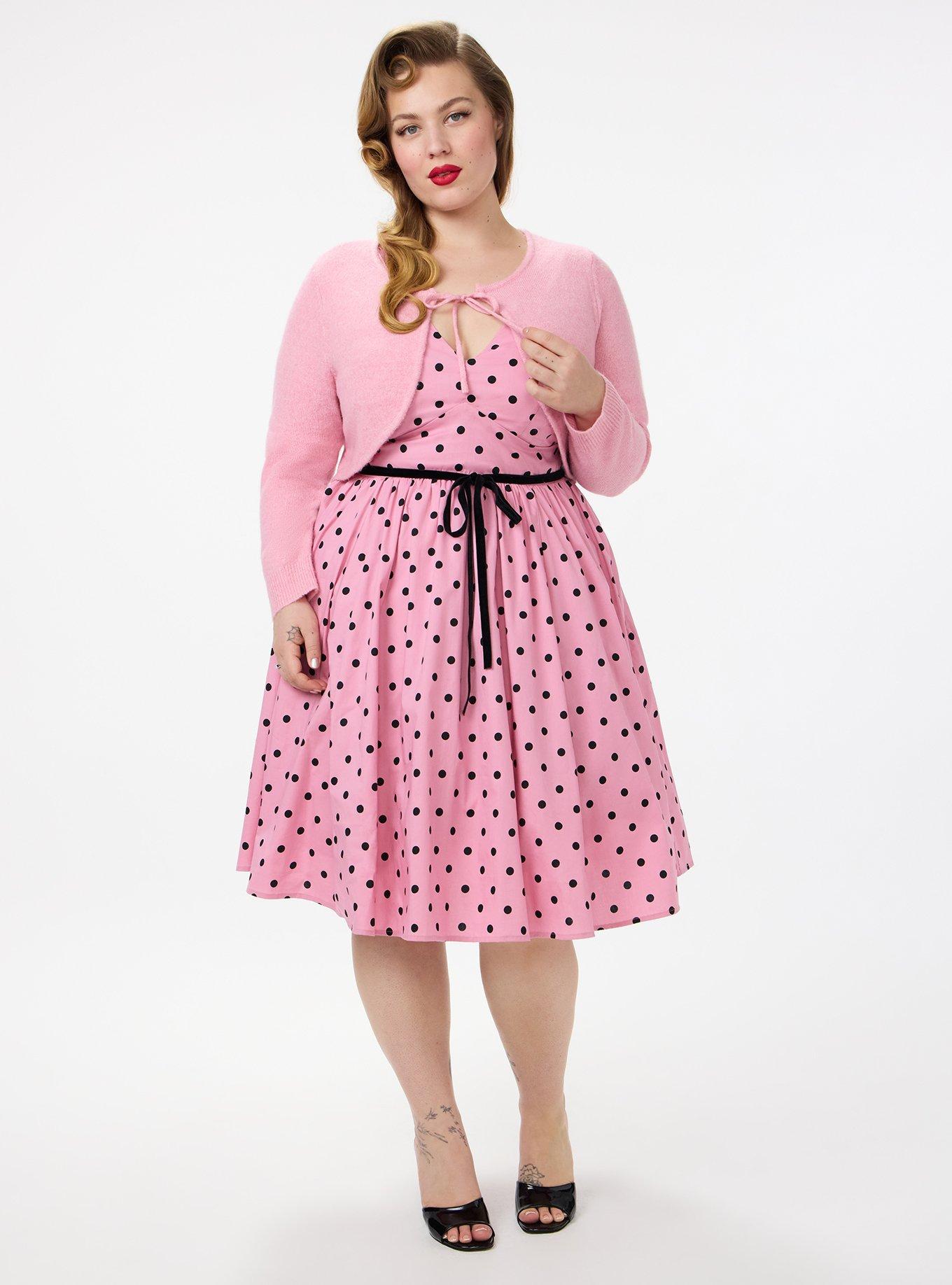 Retro Chic Tie-Front Shrug, ORCHID SMOKE, alternate