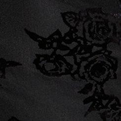 LoveSick Bell-Sleeve Burnout Mini Dress, LOVESICK ROSES TONAL BURNOUT DEEP BLACK, swatch