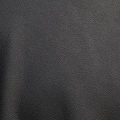 Faux Leather Circle Skirt, DEEP BLACK, swatch