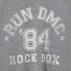 Plus Size Run DMC Long Sleeve Tee, RUN BOX MD HEATHER GRAY, swatch