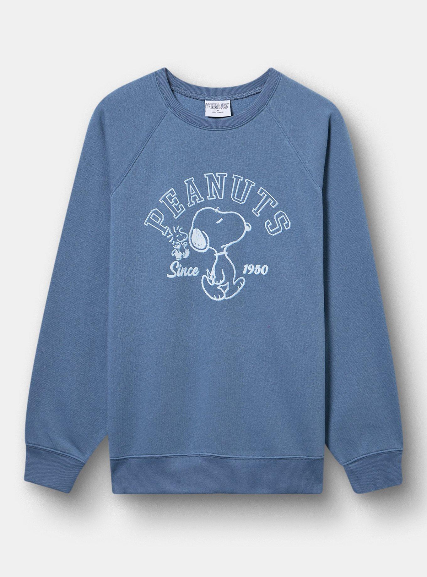 Peanuts Relaxed Raglan Sweatshirt, PEANUTS BLUE, hi-res