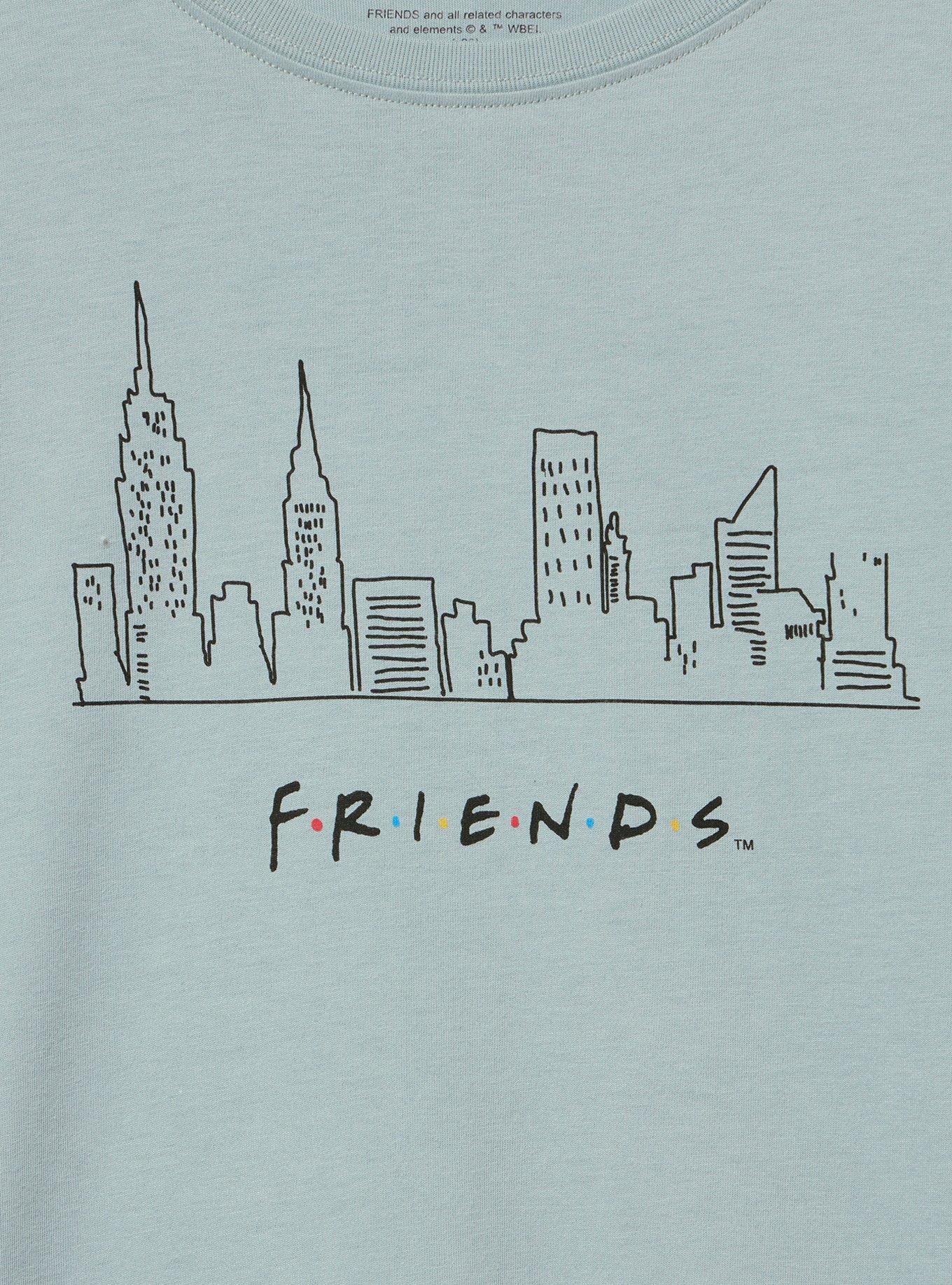 Friends Classic Cotton Jersey Crew Tee, FRIENDS CITY AGATE STONE, alternate