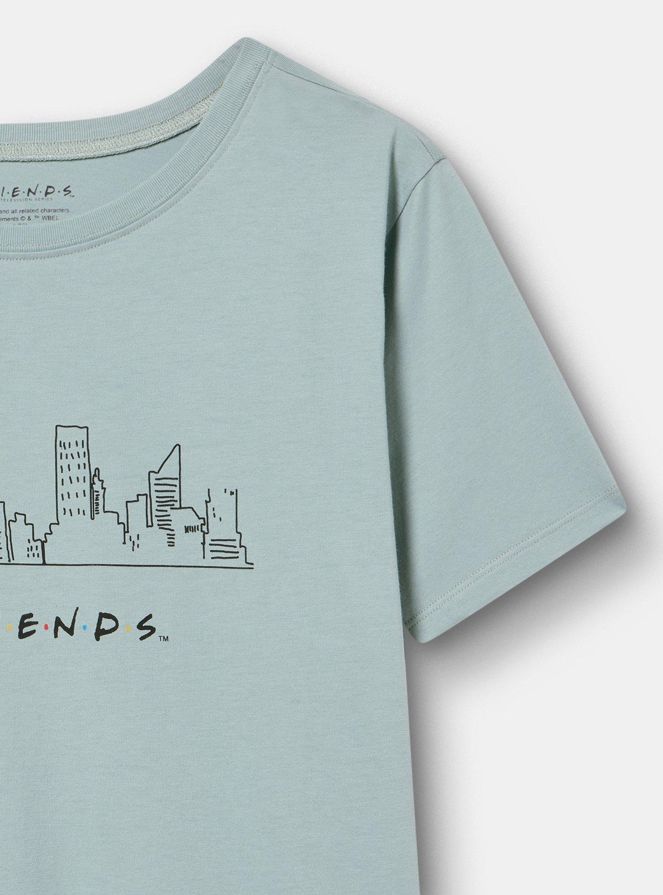 Friends Classic Cotton Jersey Crew Tee, FRIENDS CITY AGATE STONE, alternate
