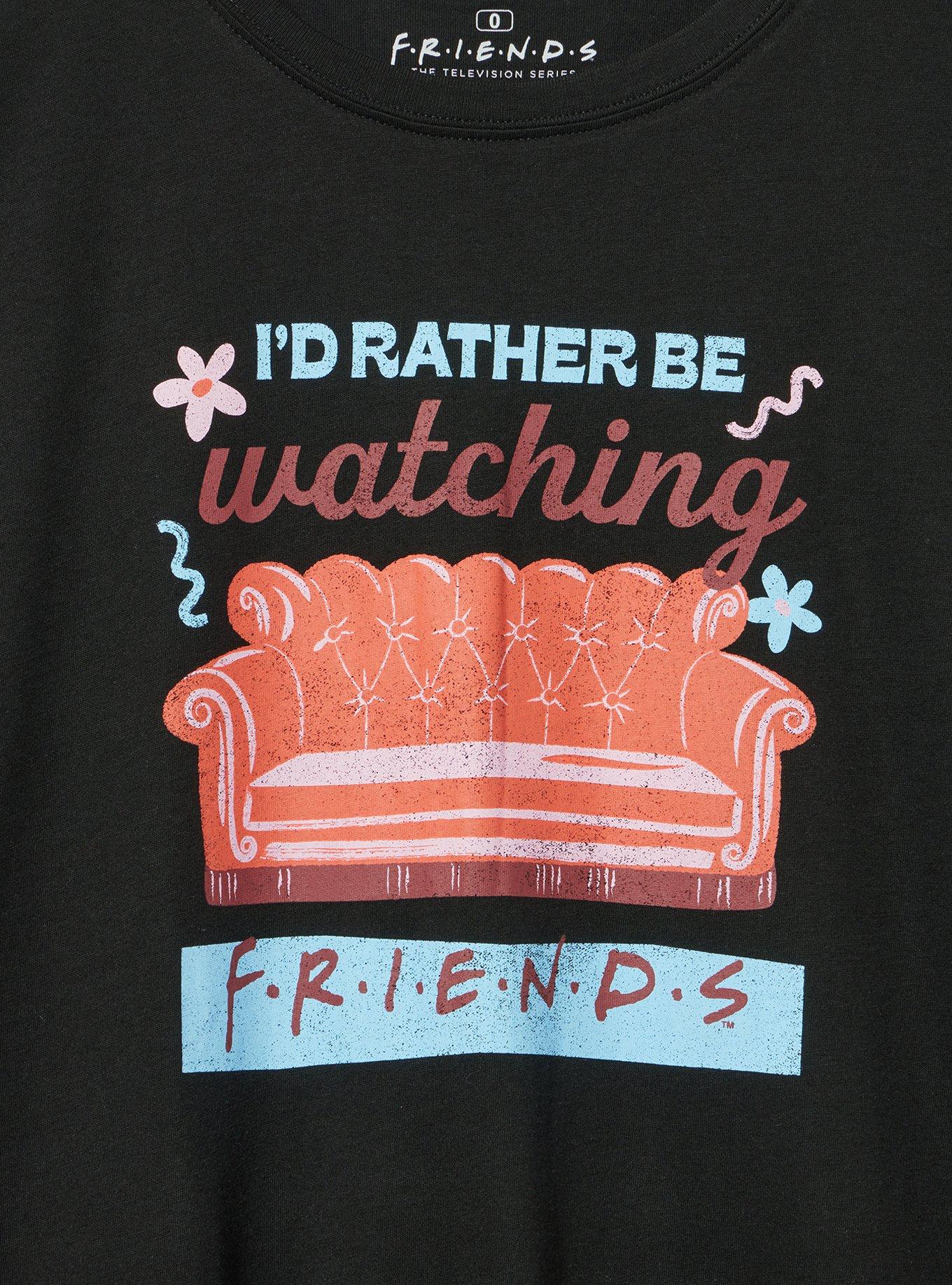 Friends Couch Classic Cotton Crew Tee, FRIENDS COUCH DEEP BLACK, alternate