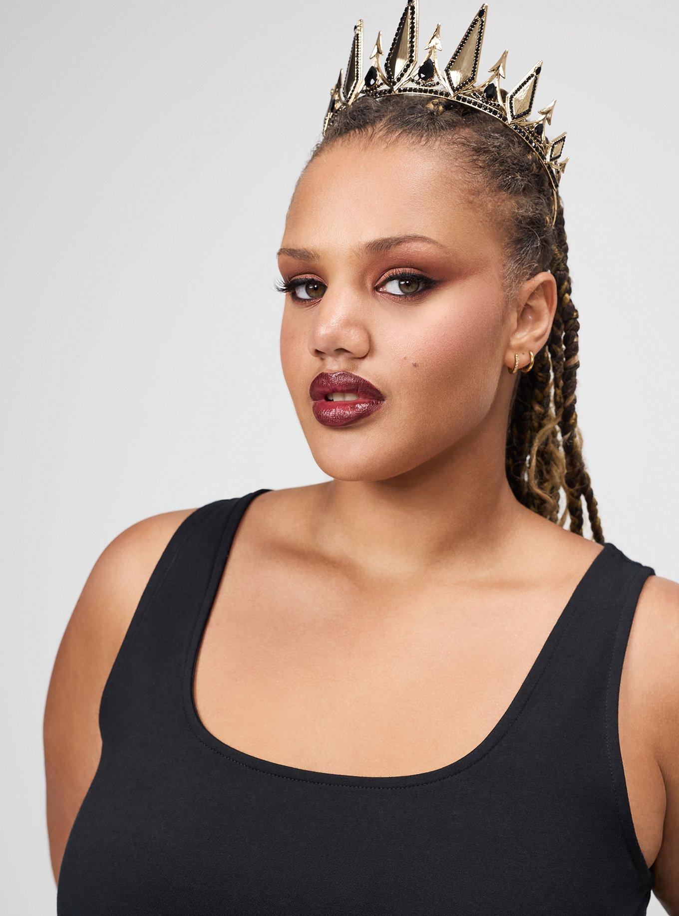 Plus Size High Crown, GOLD, alternate