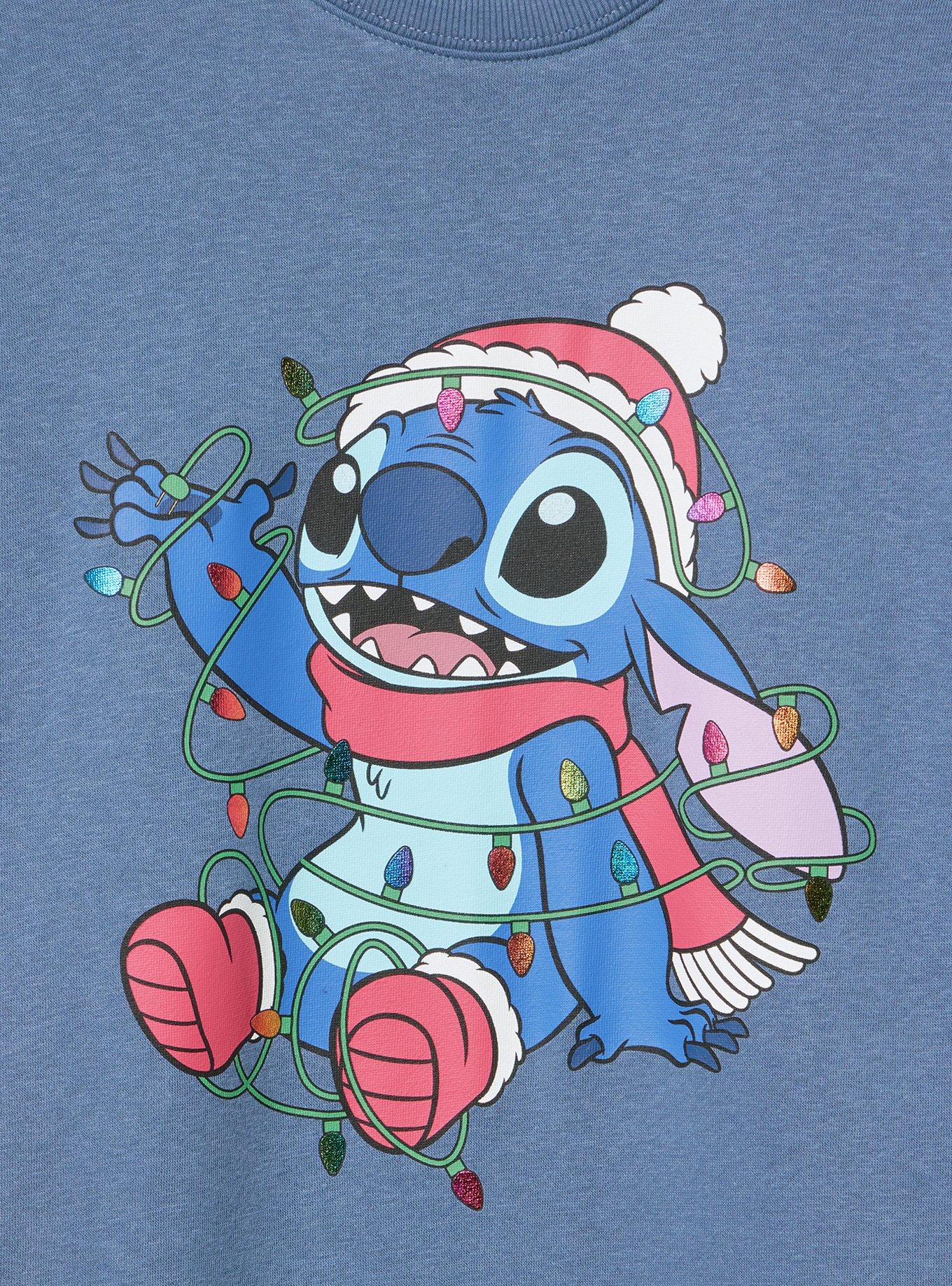 Lilo & Stitch Christmas Fleece Sweatshirt