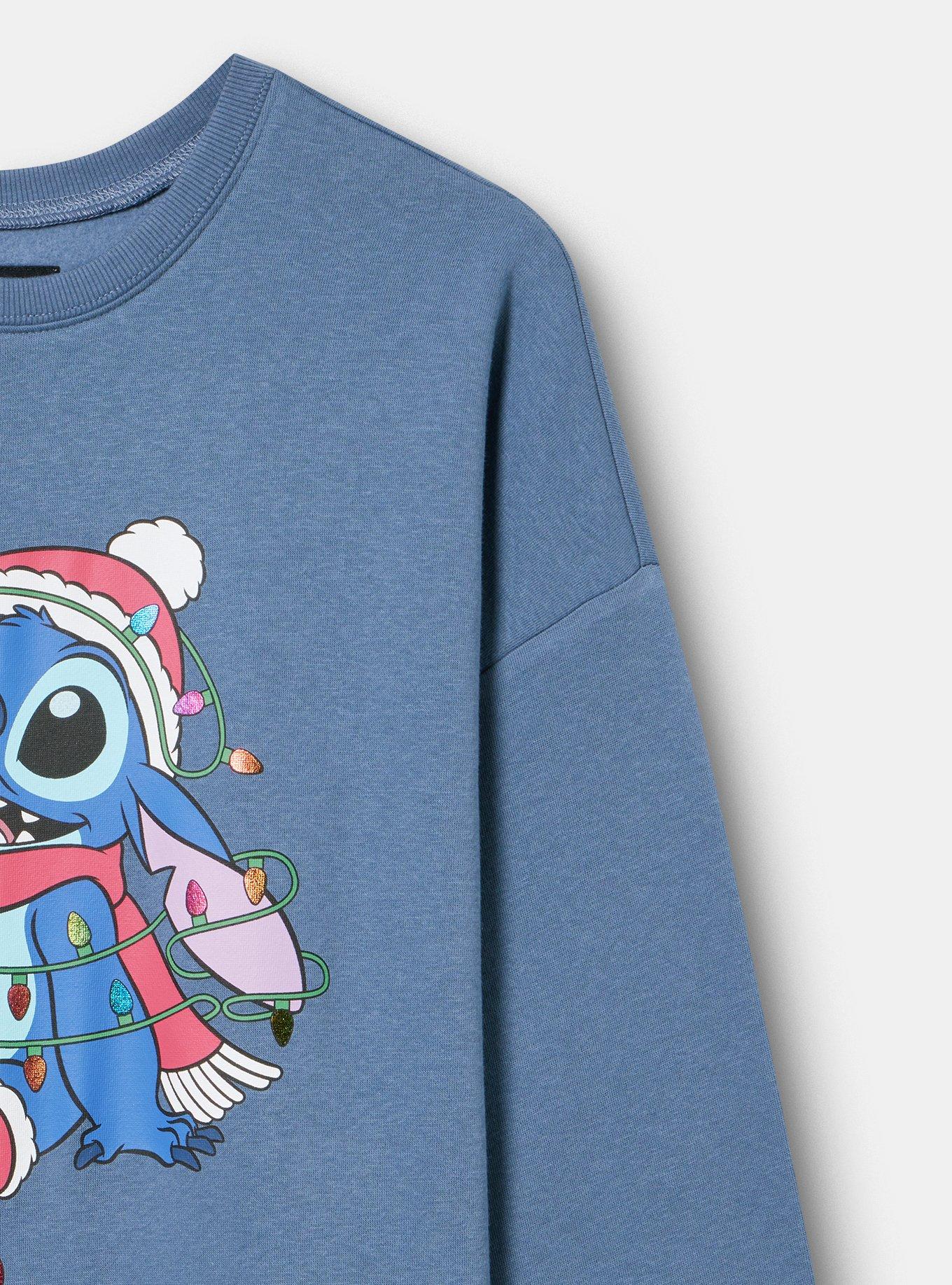 Lilo & Stitch Christmas Fleece Sweatshirt