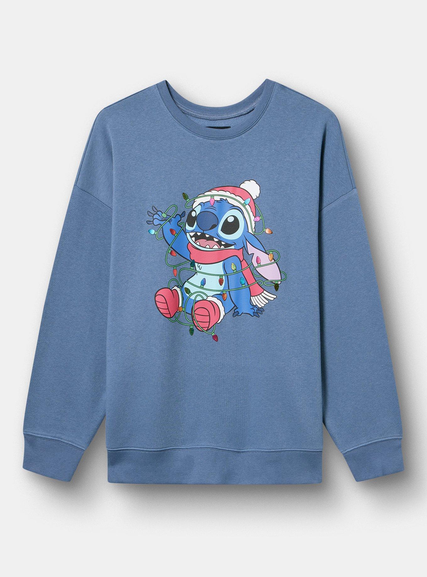 Lilo & Stitch Christmas Fleece Sweatshirt