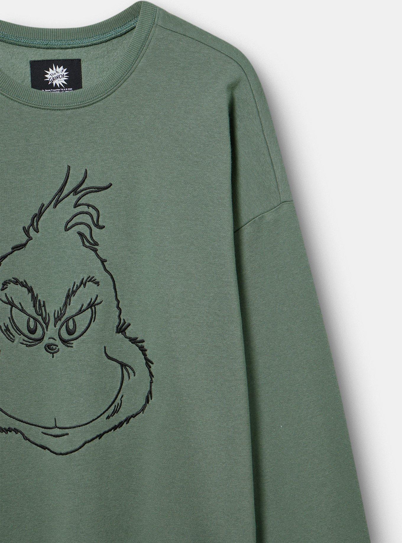 The Grinch Oversized Fleece Sweatshirt
