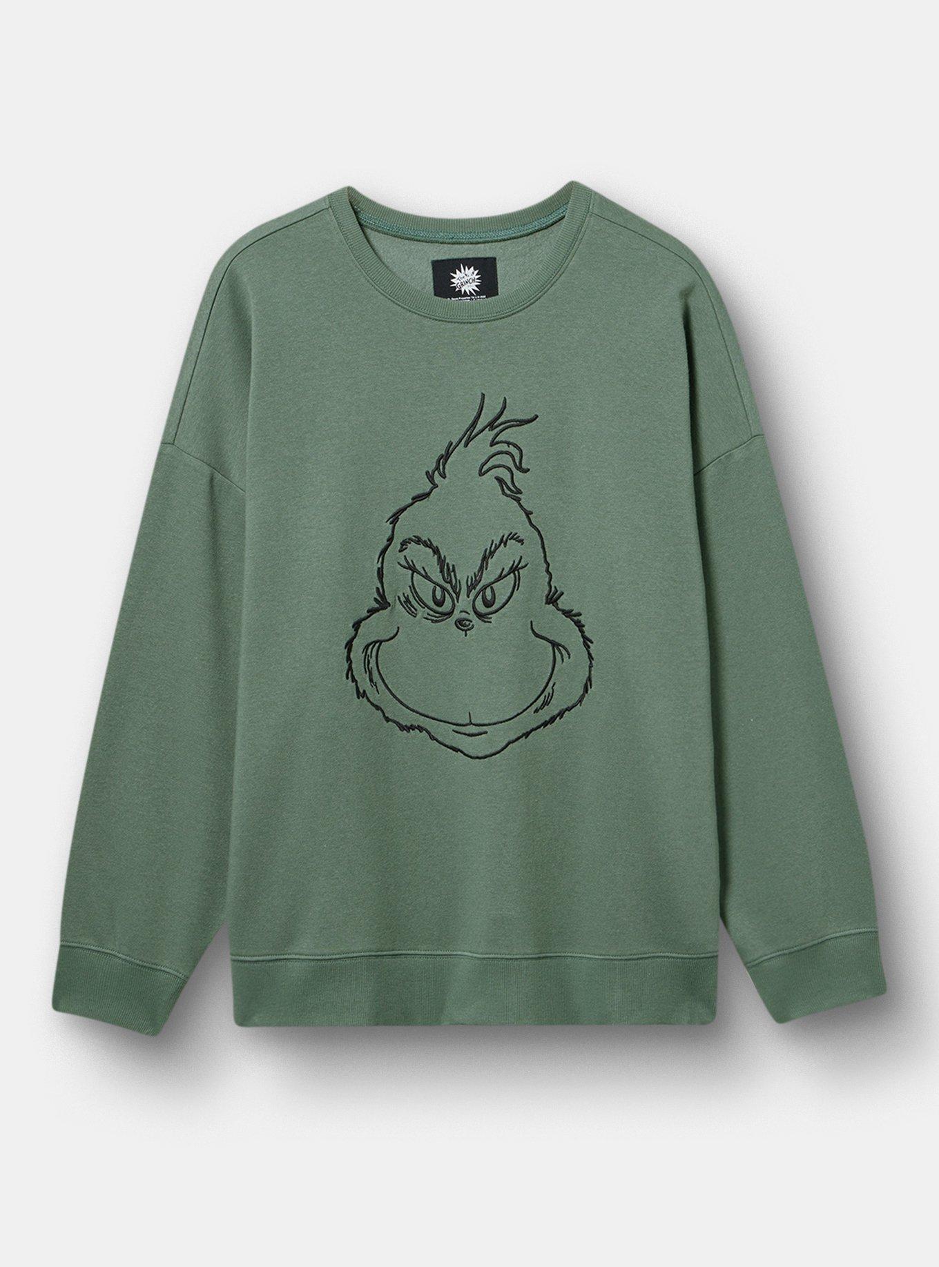 The Grinch Oversized Fleece Sweatshirt