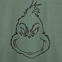 Plus Size The Grinch Oversized Fleece Sweatshirt, SMILEY GRINCH DARK FOREST, swatch