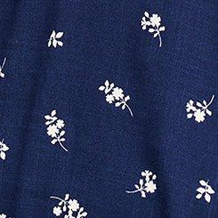 Tie Front Babydoll Top, CIARA DITSY PEACOAT, swatch