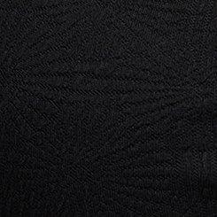 Plus Size Jacquard Textured Sweetheart Tank, DEEP BLACK, swatch