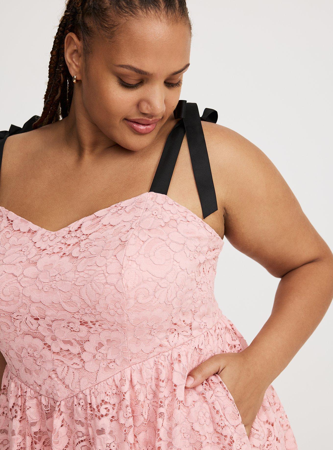 V-Waist Midi Dress