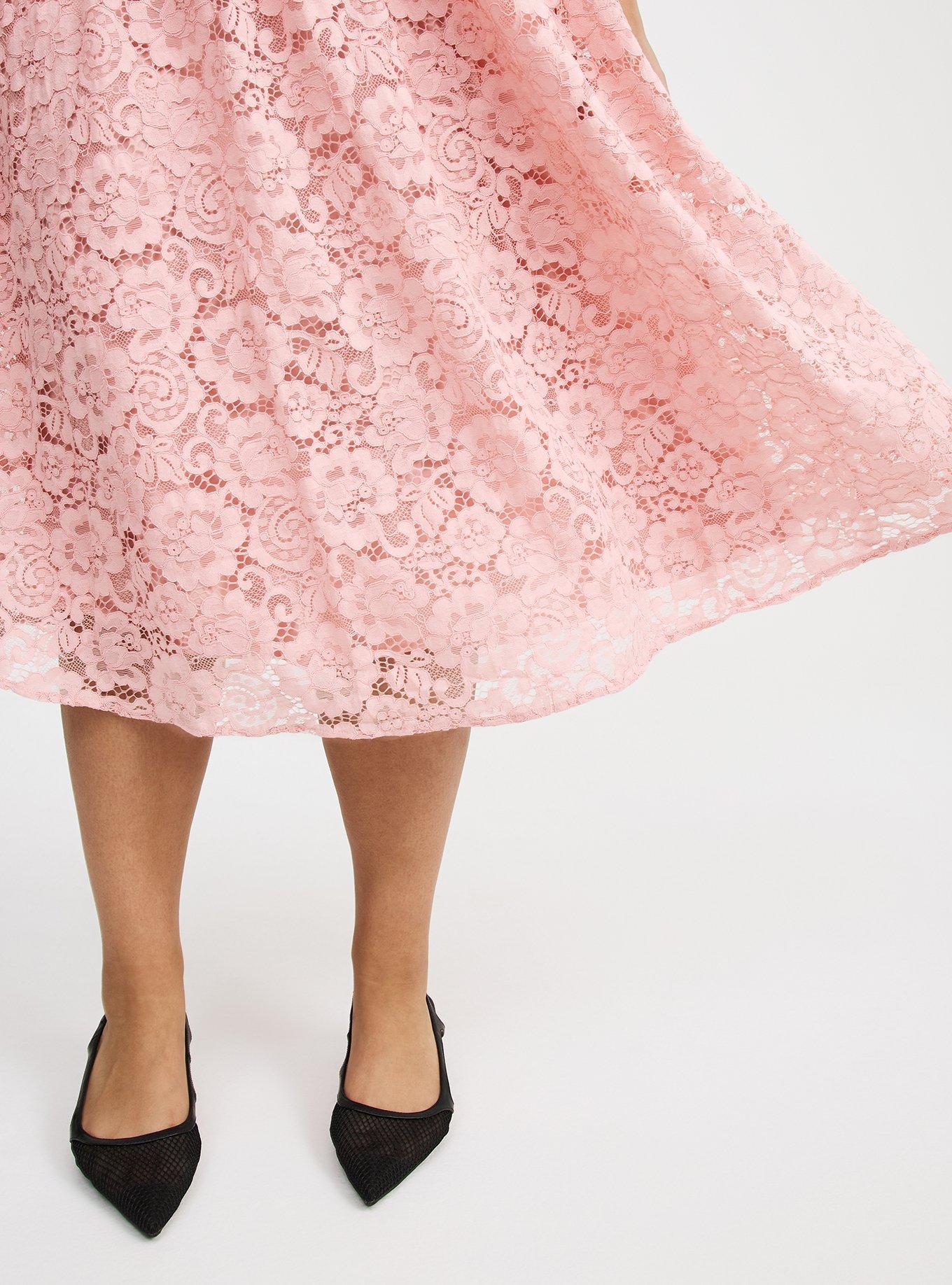V-Waist Midi Dress