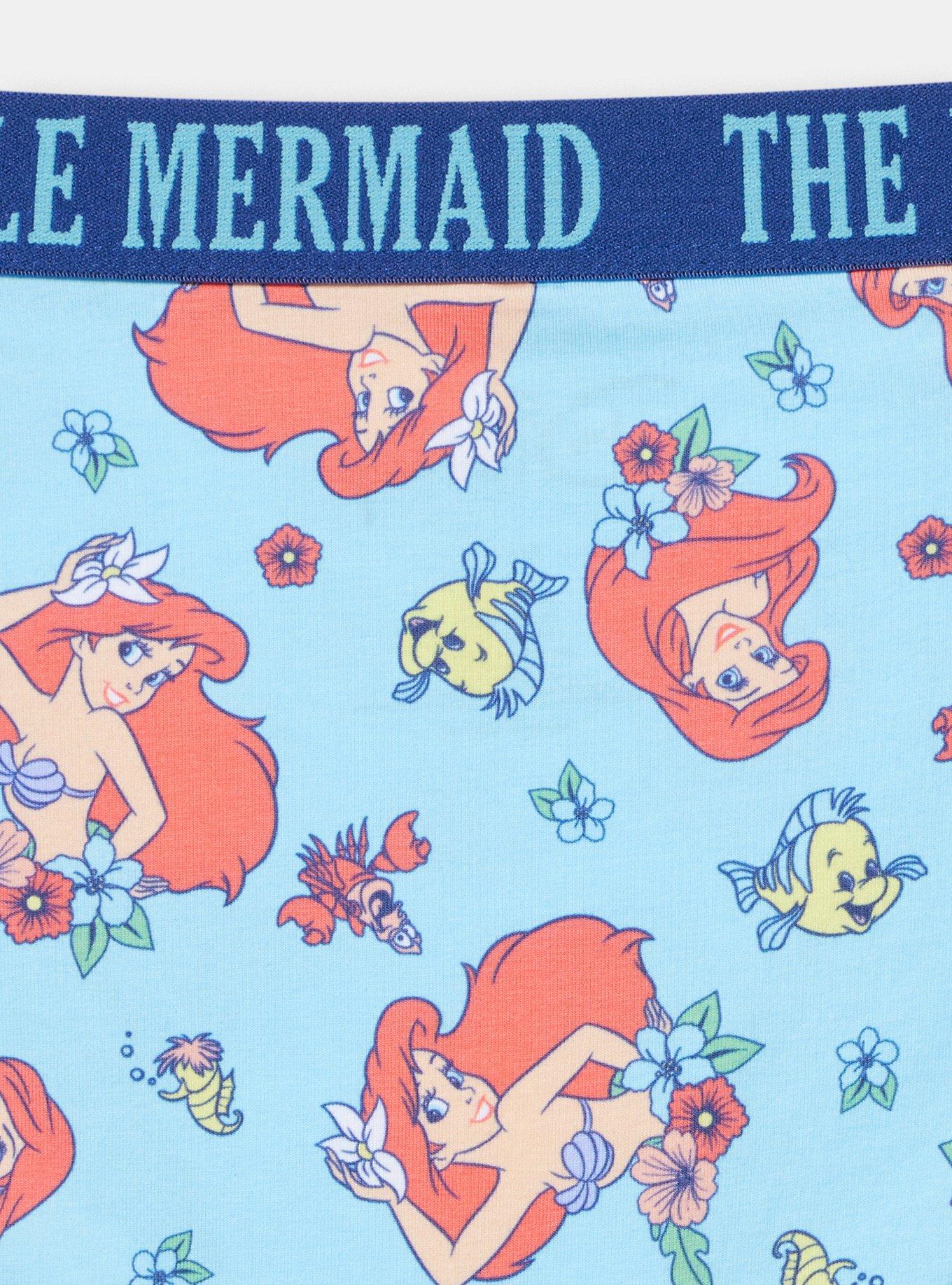 The Little Mermaid Mid-Rise Cotton Hipster Panty, MULTI, alternate