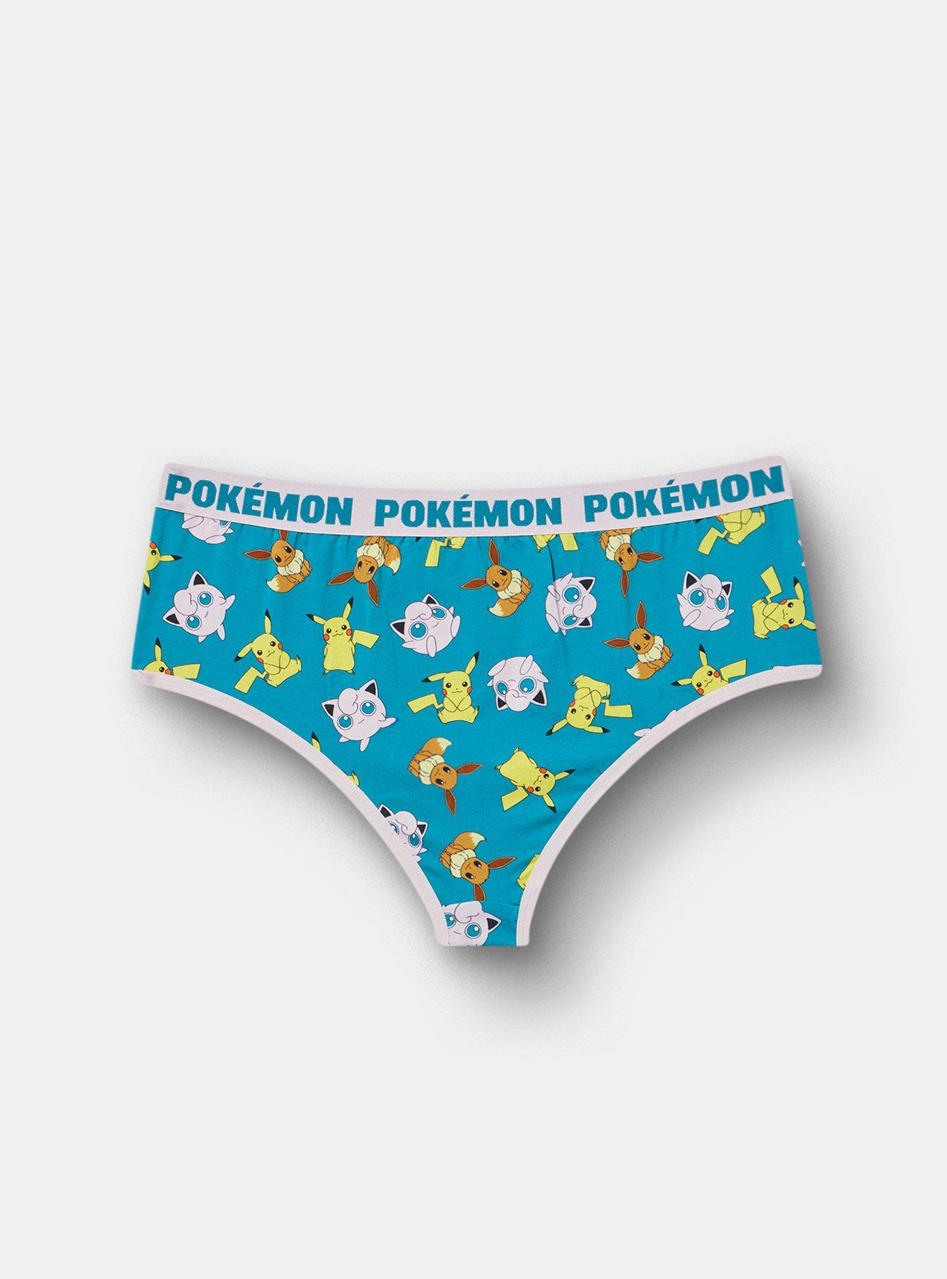 Pokemon Mid-Rise Cotton Cheeky Panty