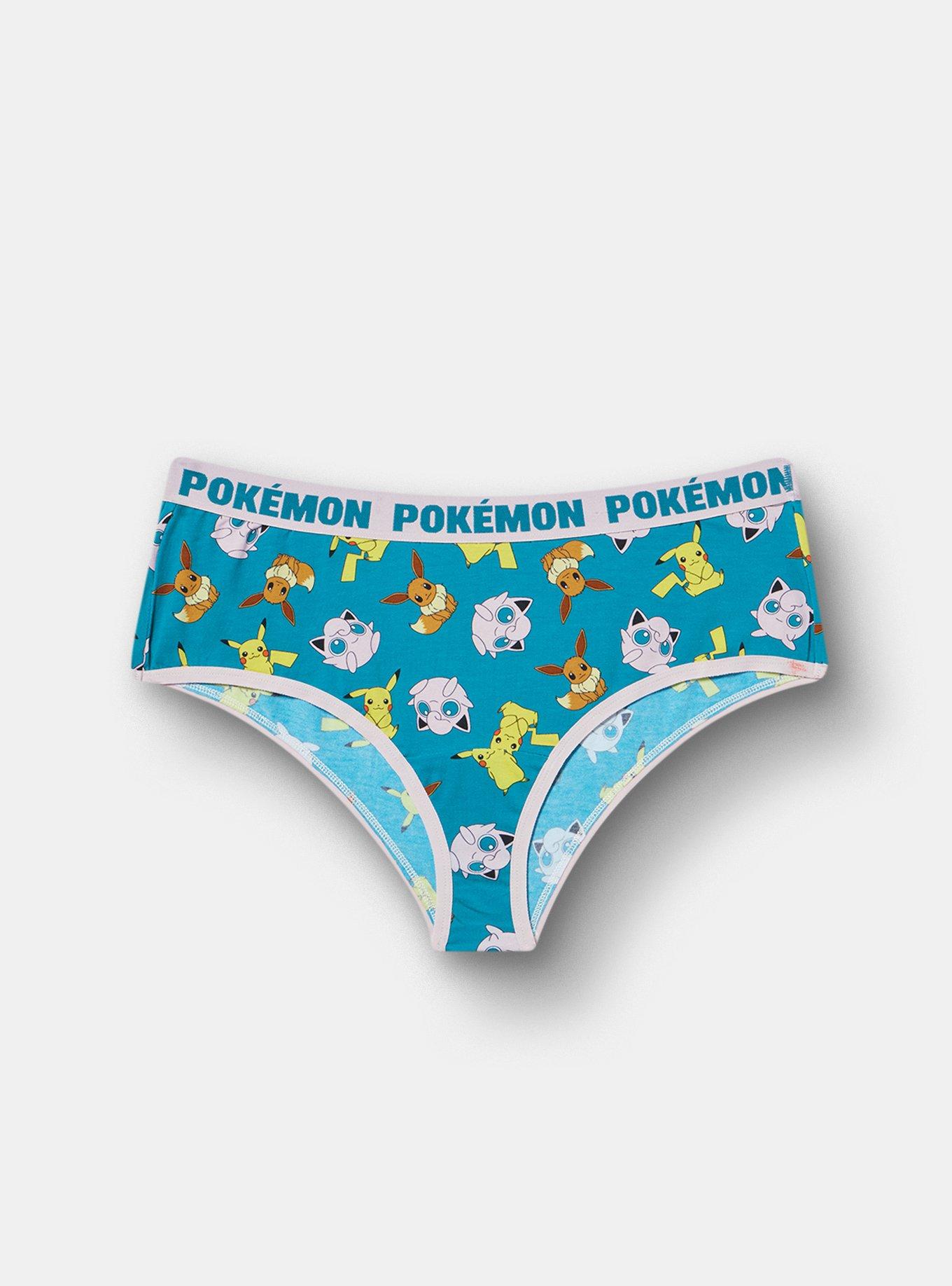 Pokemon Mid-Rise Cotton Cheeky Panty, MULTI, hi-res