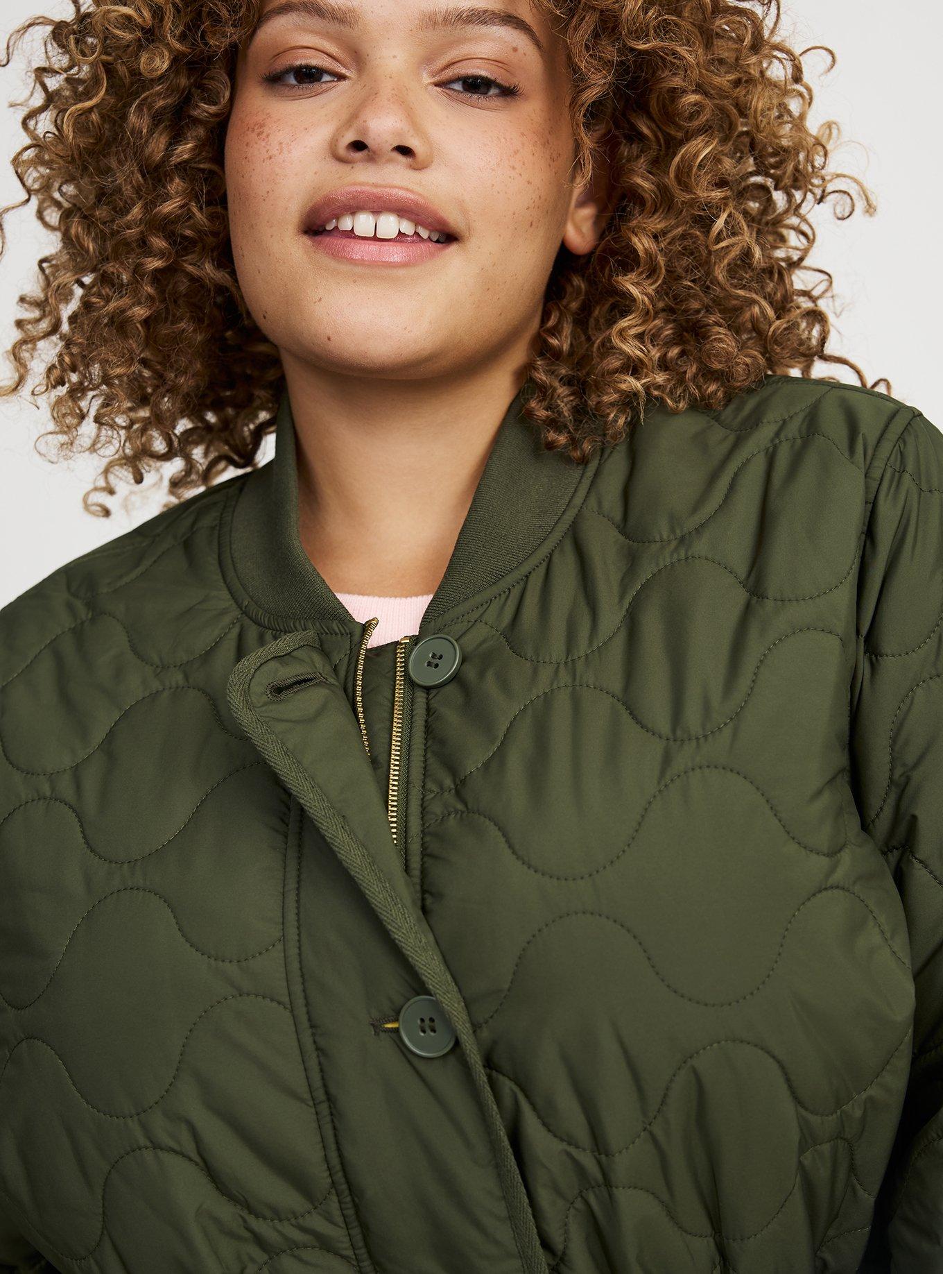 Quilted Bomber Jacket