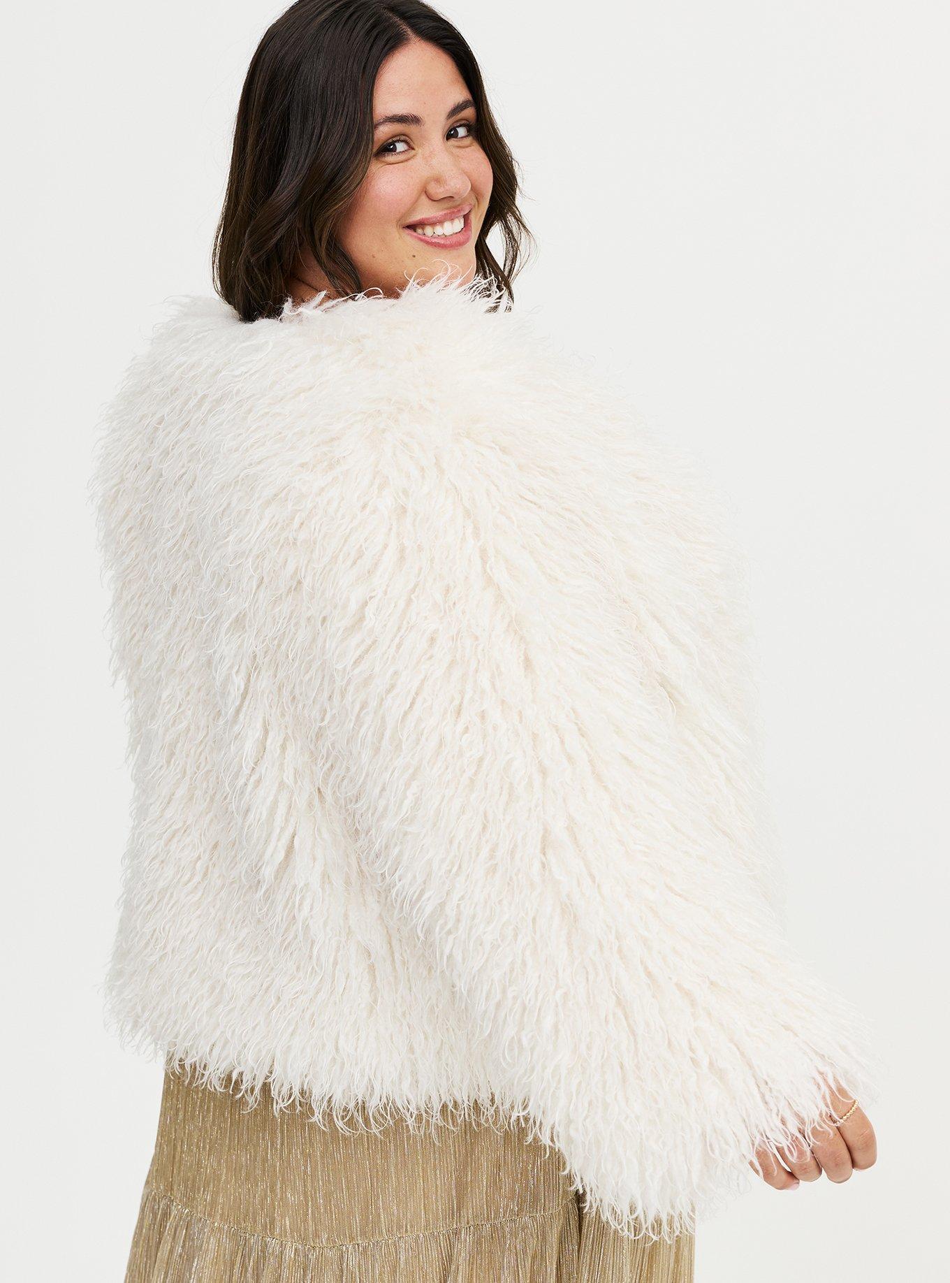 Shaggy Faux Fur Jacket