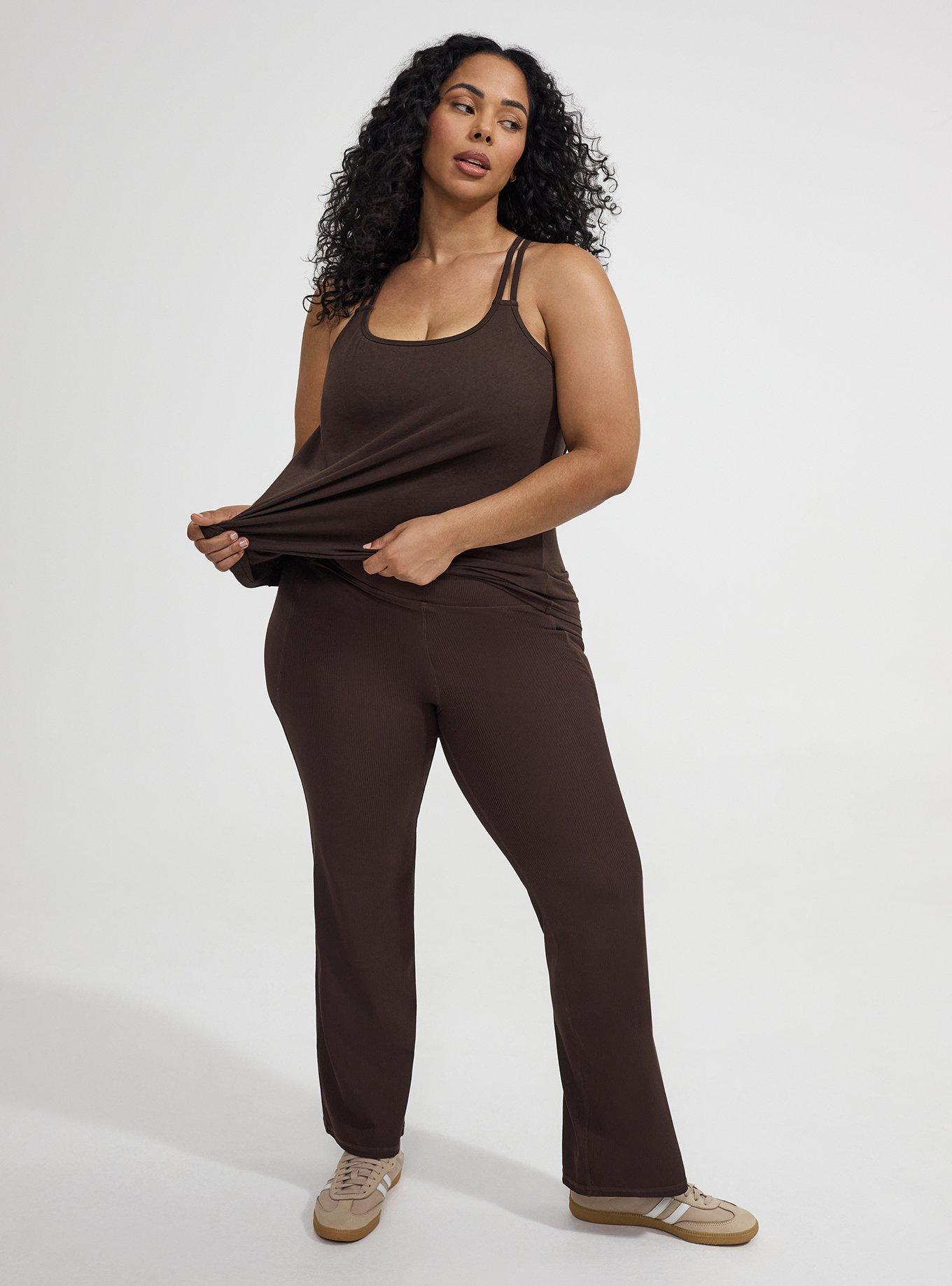 TRU Performance Rib Active Yoga Pant, JAVA, alternate