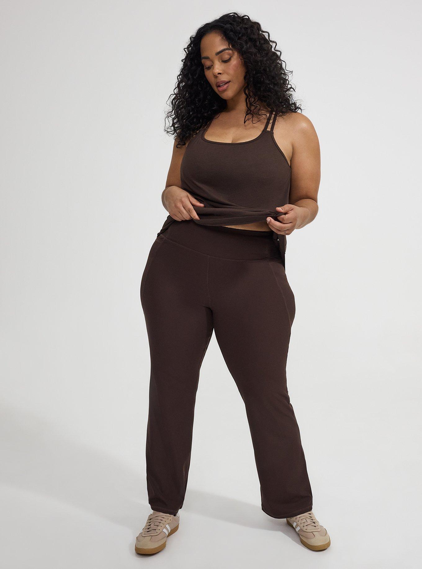 TRU Performance Rib Active Yoga Pant, JAVA, hi-res