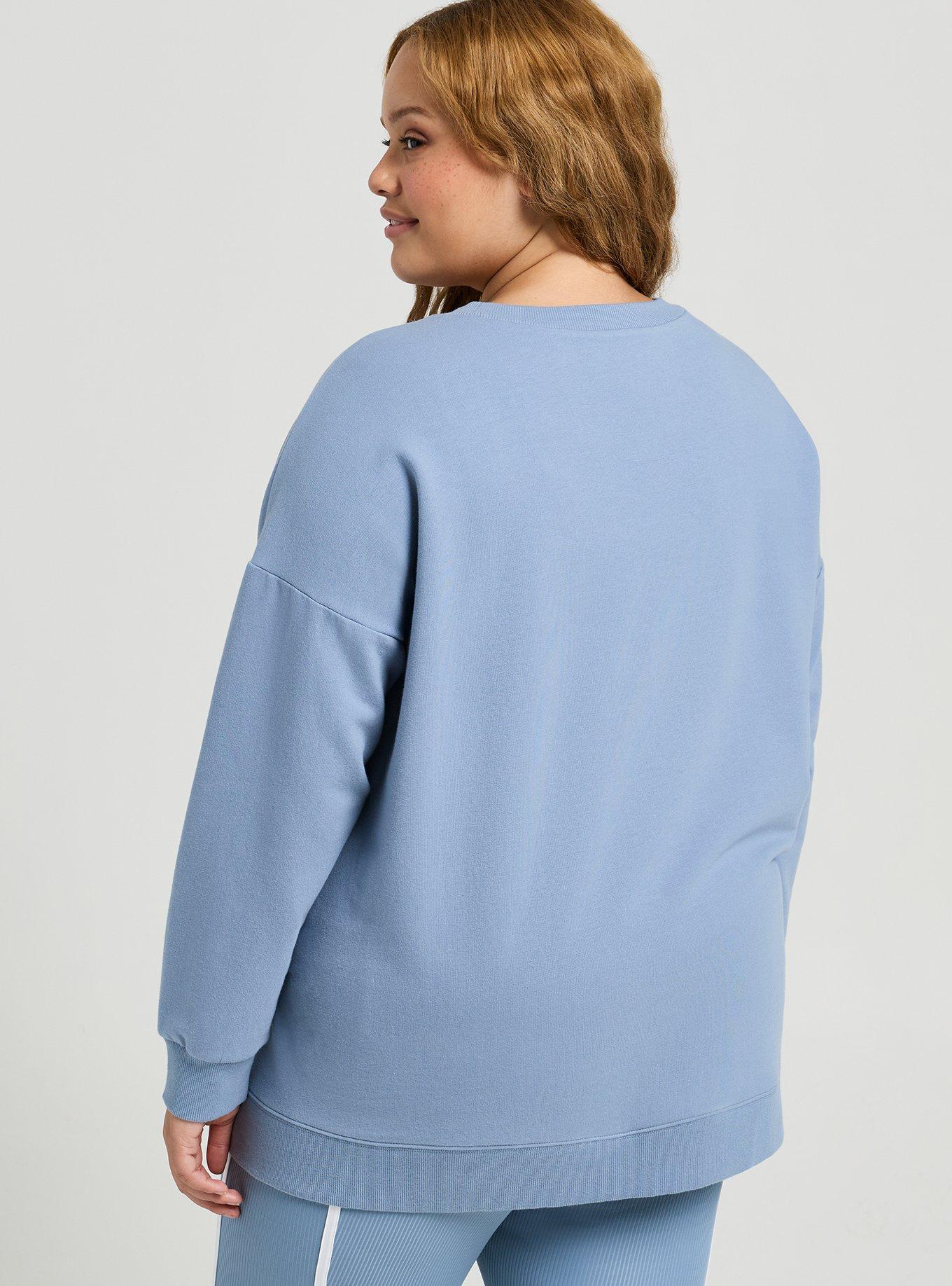 TRU Everyday Fleece Relaxed Active Tunic, TROPOSPHERE, alternate