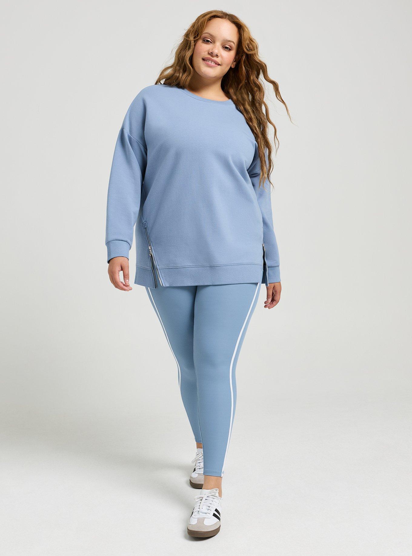 TRU Everyday Fleece Relaxed Active Tunic, TROPOSPHERE, alternate