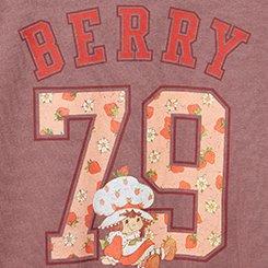 Strawberry Shortcake Oversized Fleece Sweatshirt, BERRY SHORTCAKE ROSE TAUPE, swatch