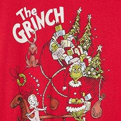 The Grinch Classic Cotton Jersey Tee, VINTAGE THE GRINCH JESTER RED, swatch