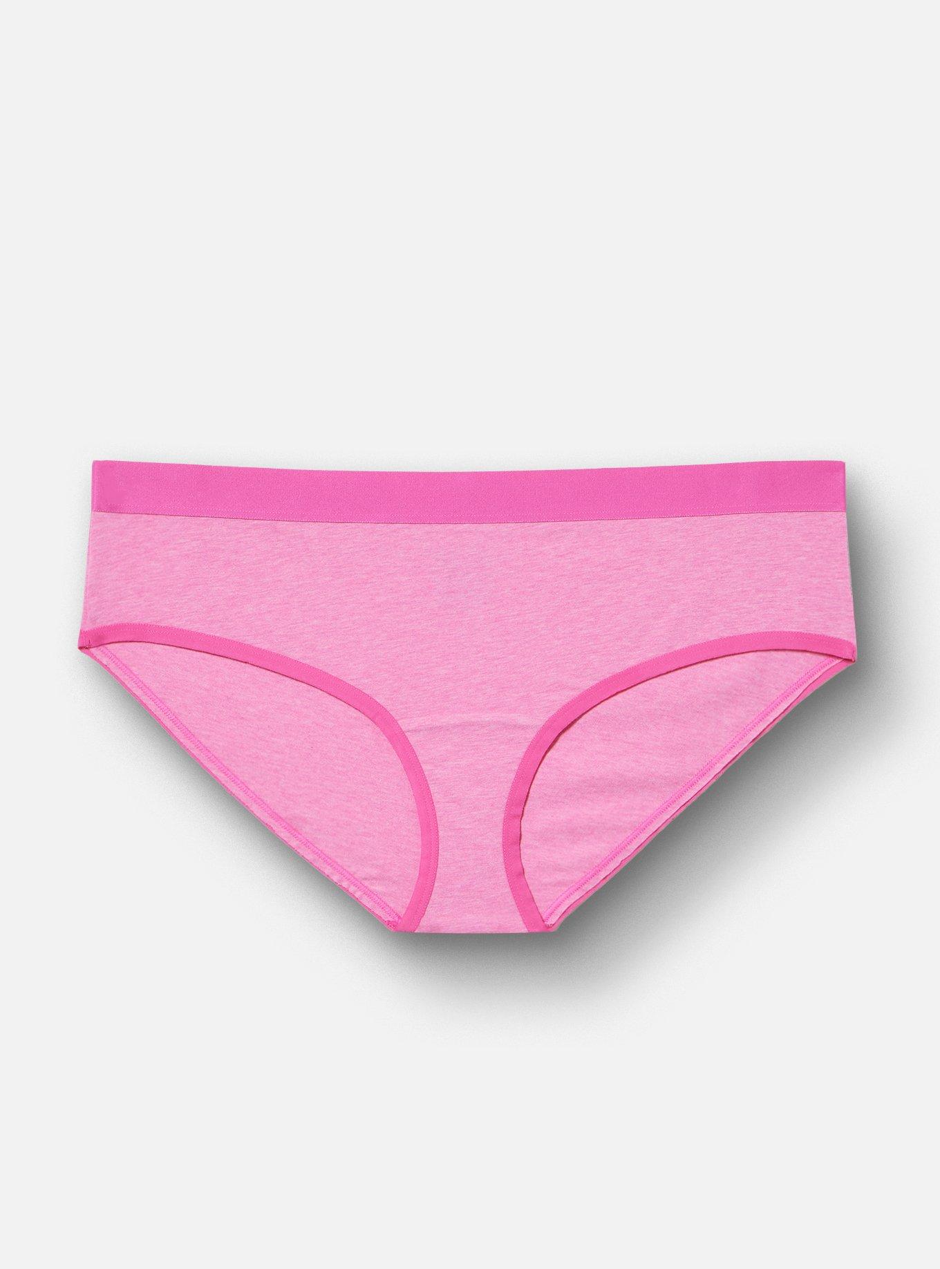Heather Cotton Mid-Rise Hipster Panty
